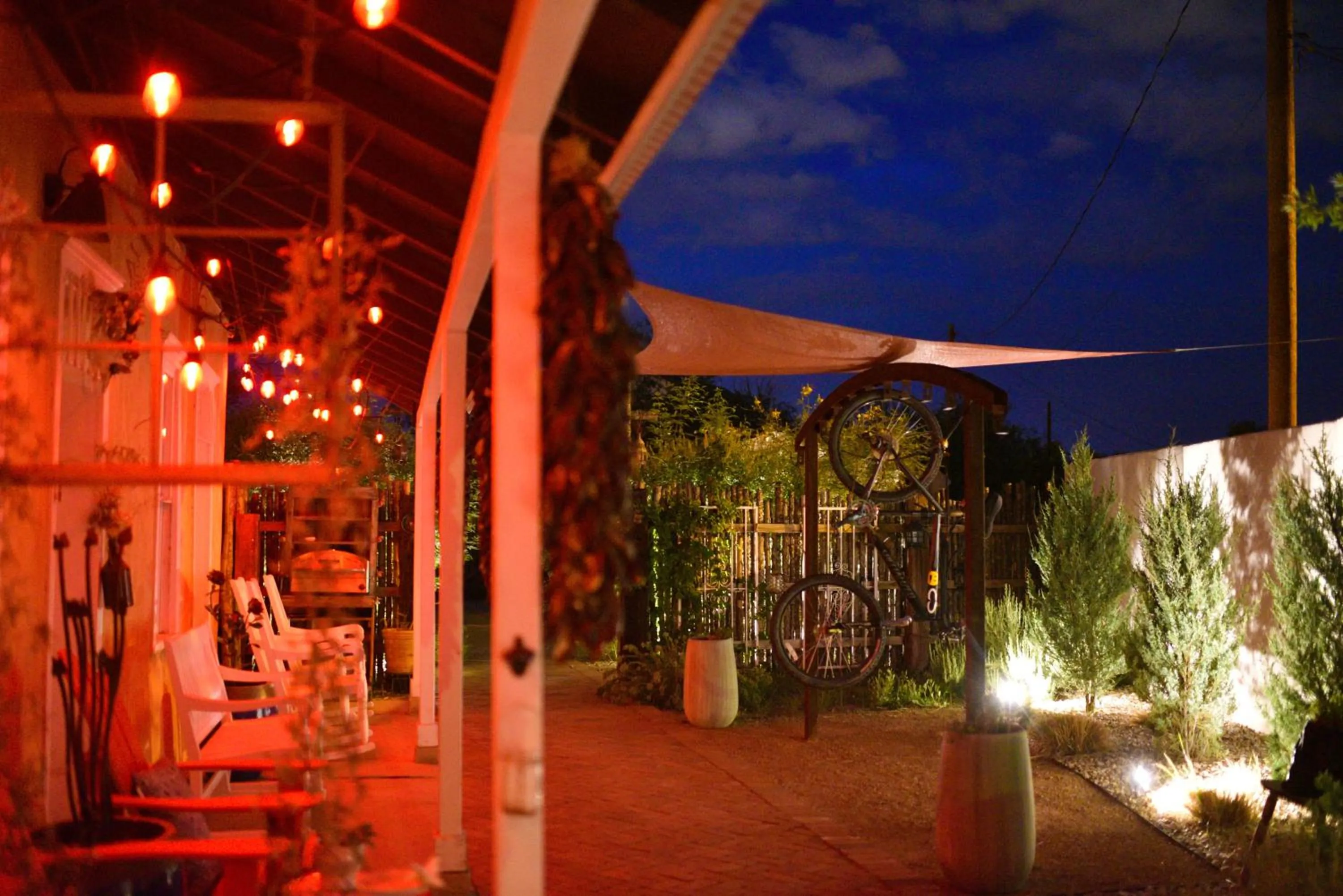 Patio in Painted Lady Bed & Brew