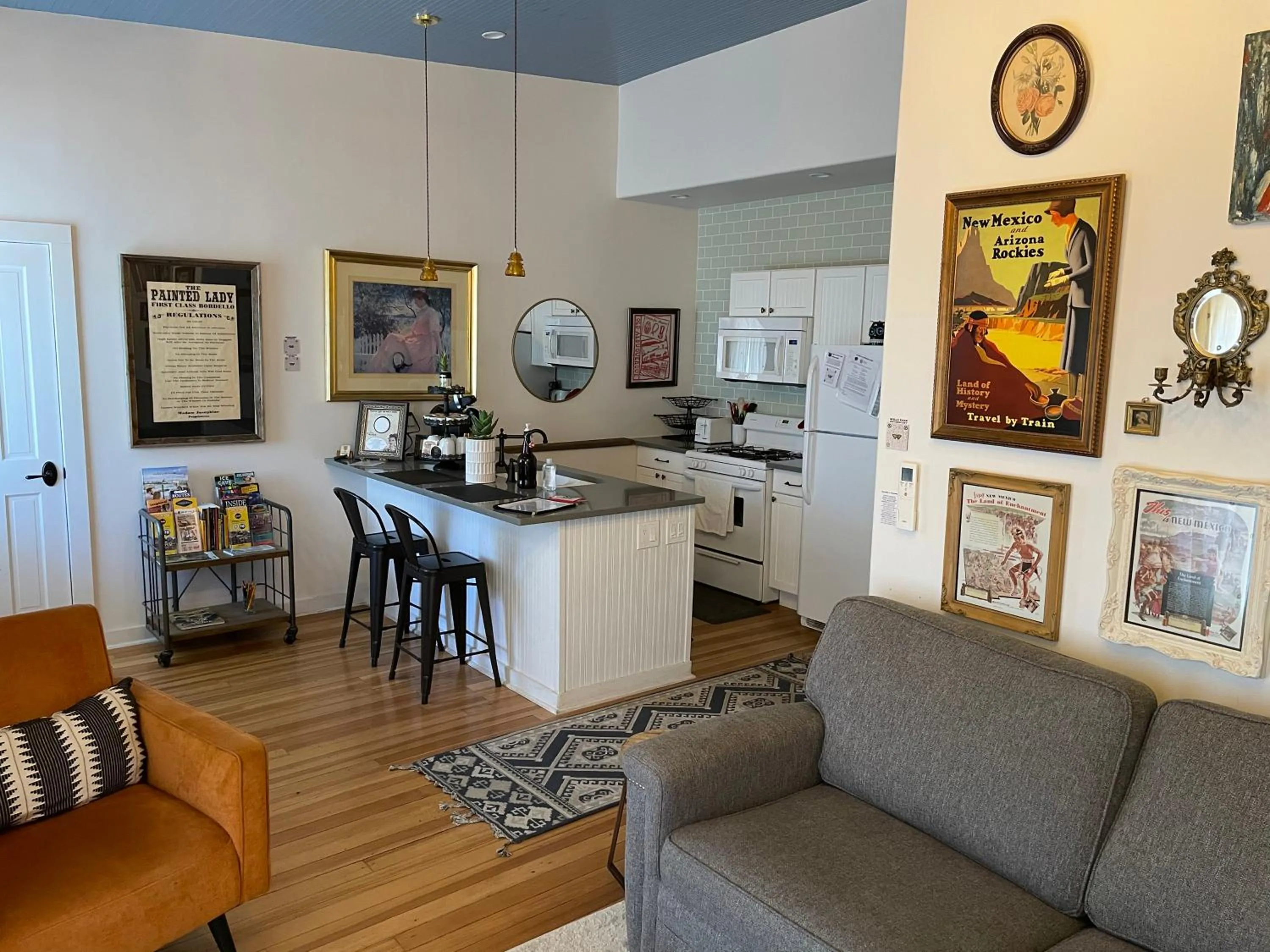 Living room in Painted Lady Bed & Brew