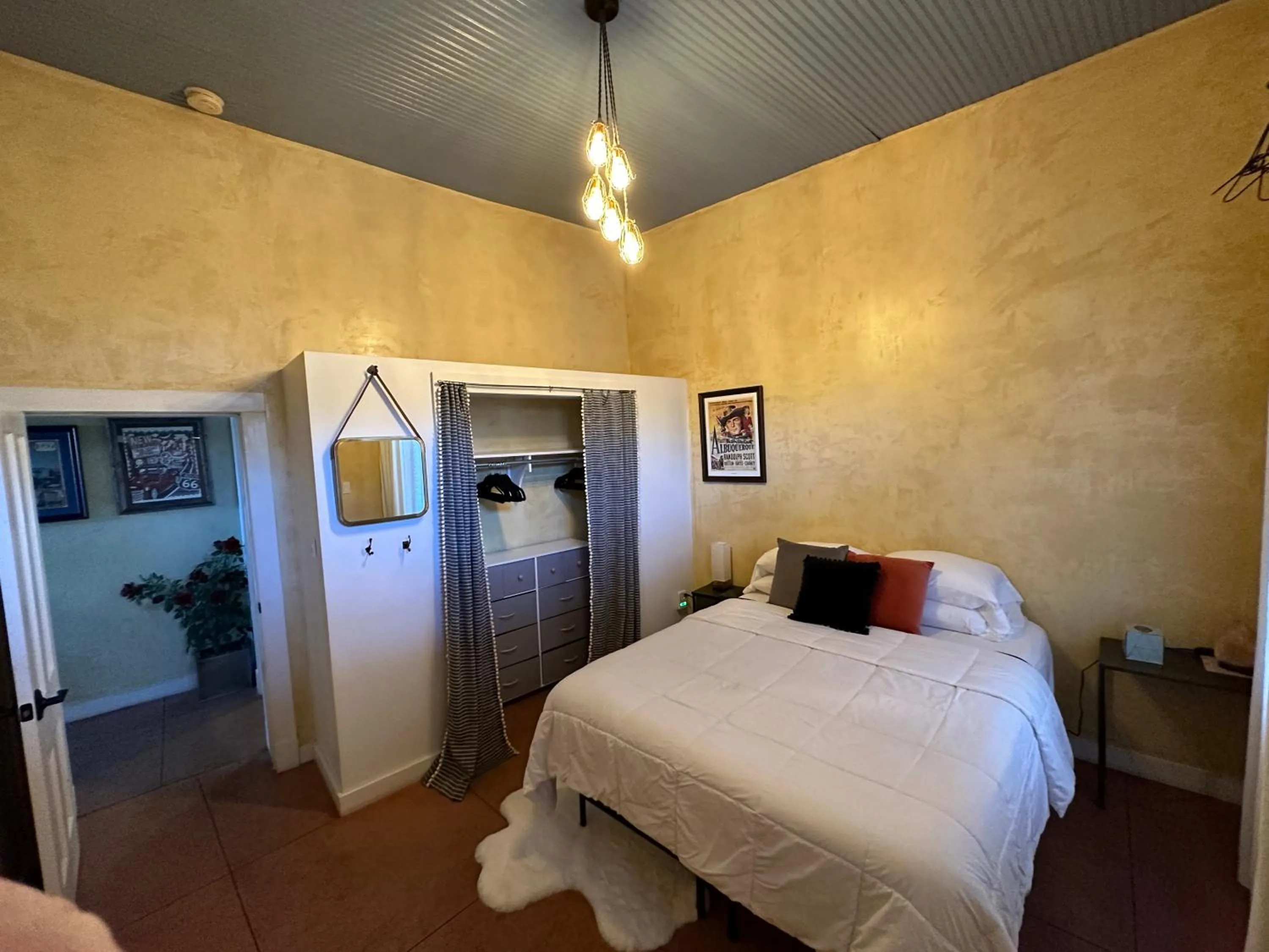 Bedroom, Bed in Painted Lady Bed & Brew