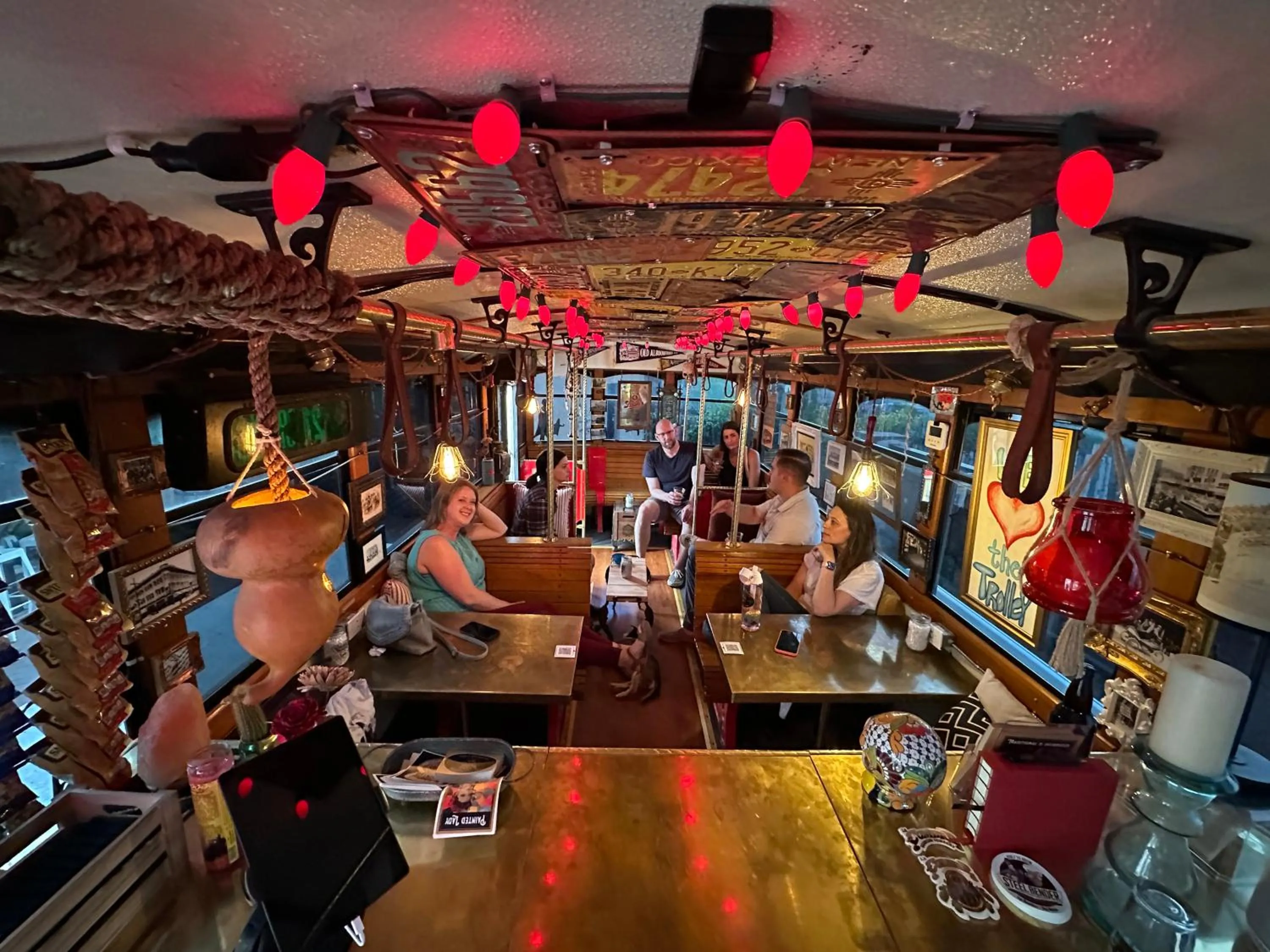 People in Painted Lady Bed & Brew