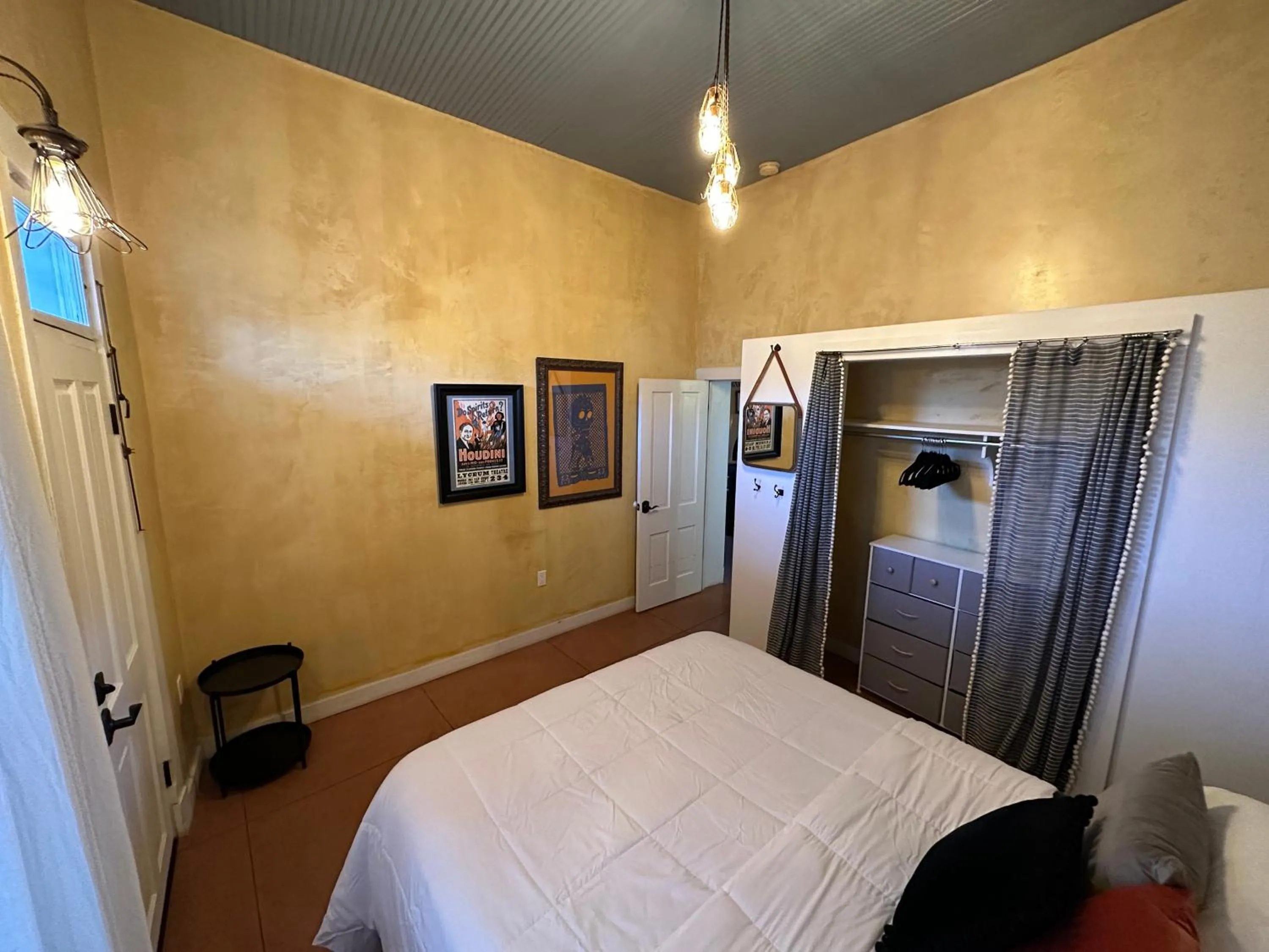 Bedroom, Bed in Painted Lady Bed & Brew