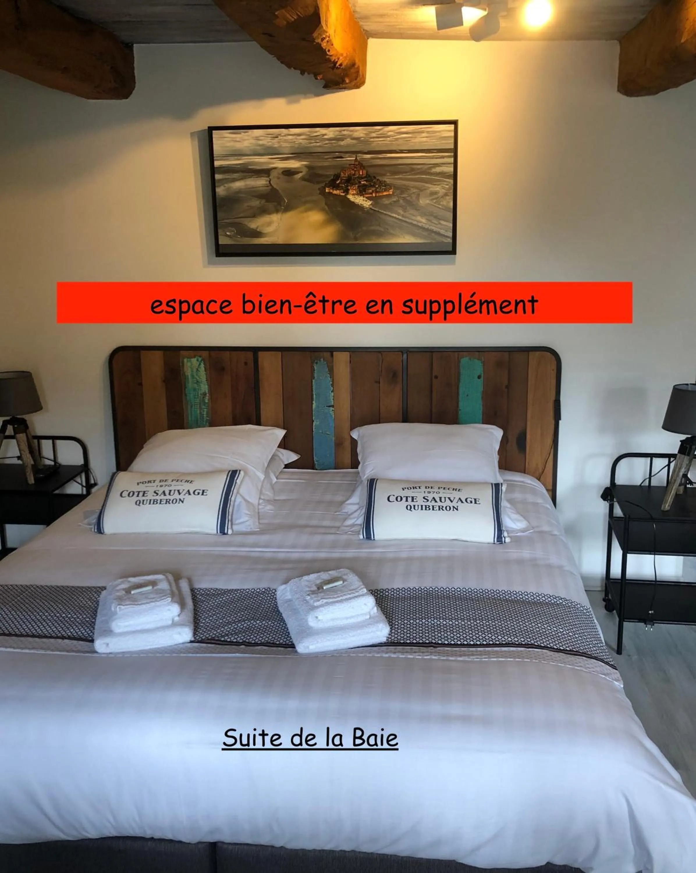 Bed in Le Haut Pont de la Baie