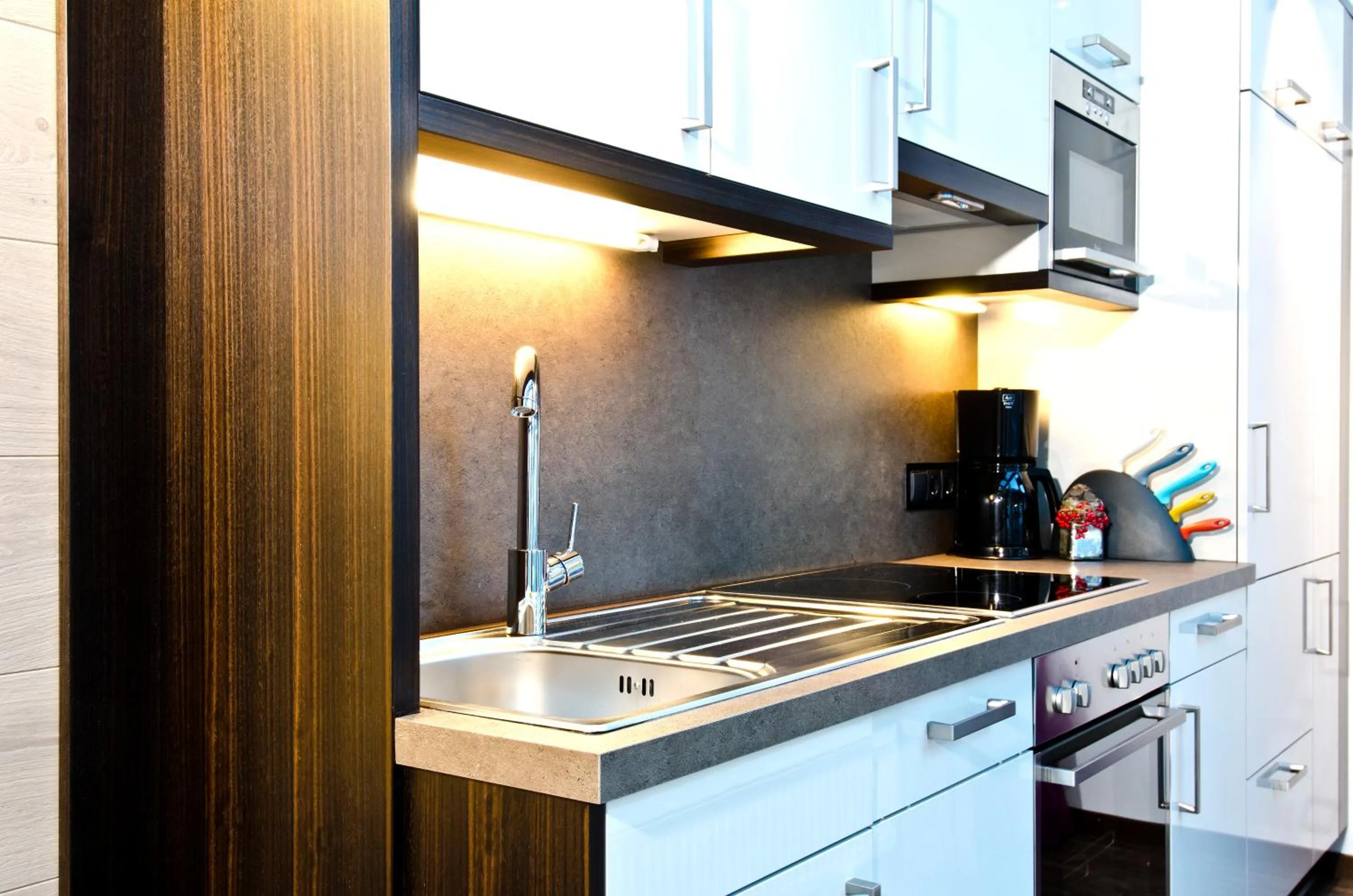 Kitchen or kitchenette in Astellina hotel-apart