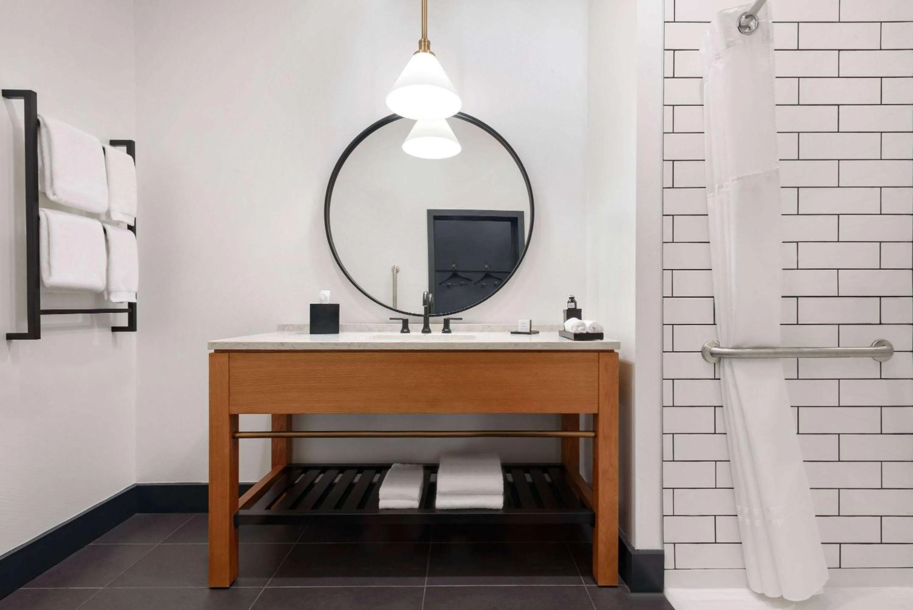 Shower in Origin Lexington, a Wyndham Hotel