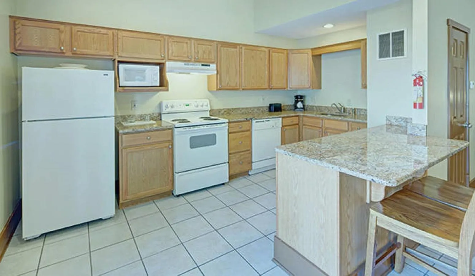 Kitchen or kitchenette in Pocono Villas Resort