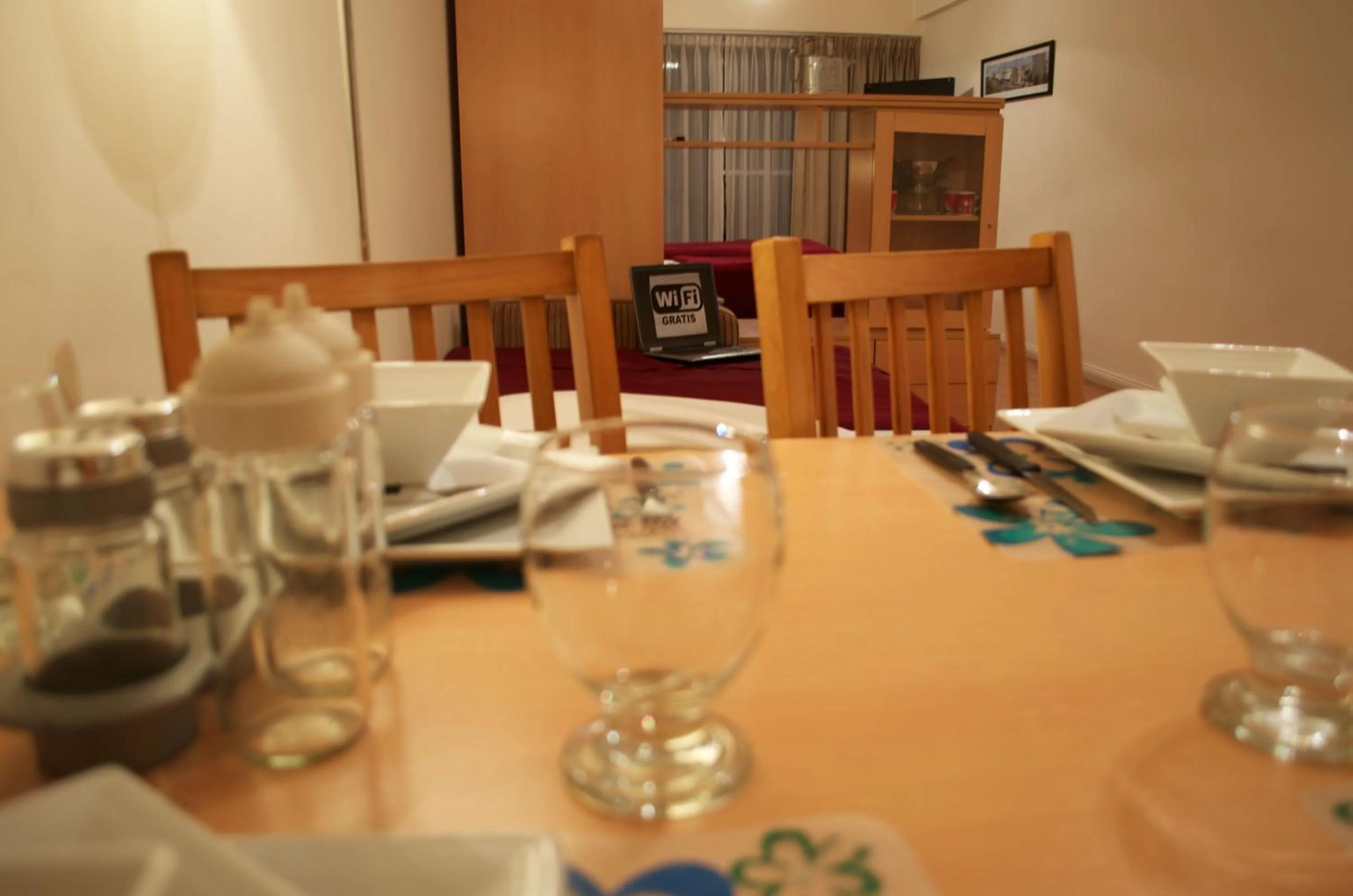 Dining area in Apart San Diego Recoleta