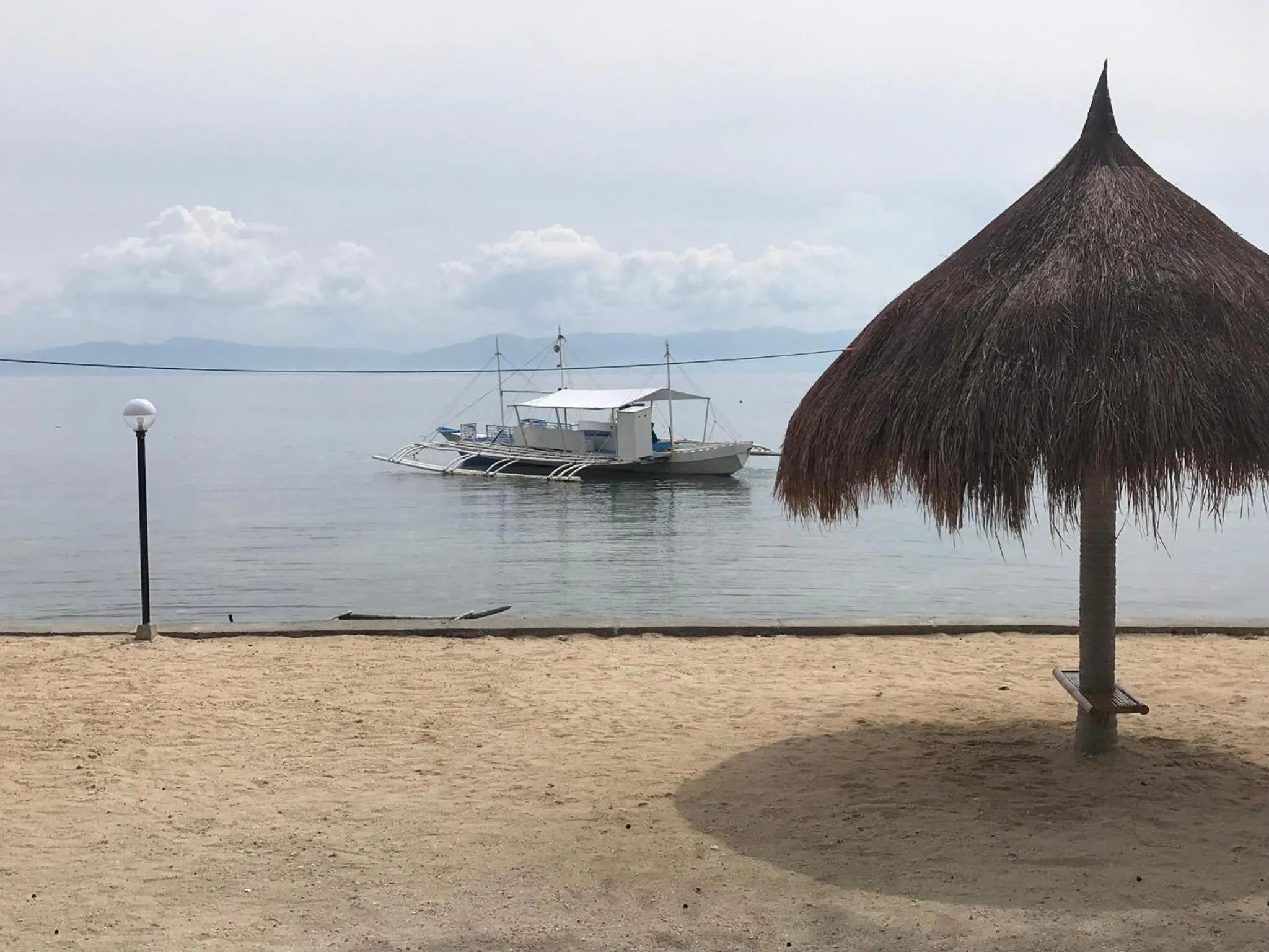 Sea view in Cuestas Beach Resort and Restaurant