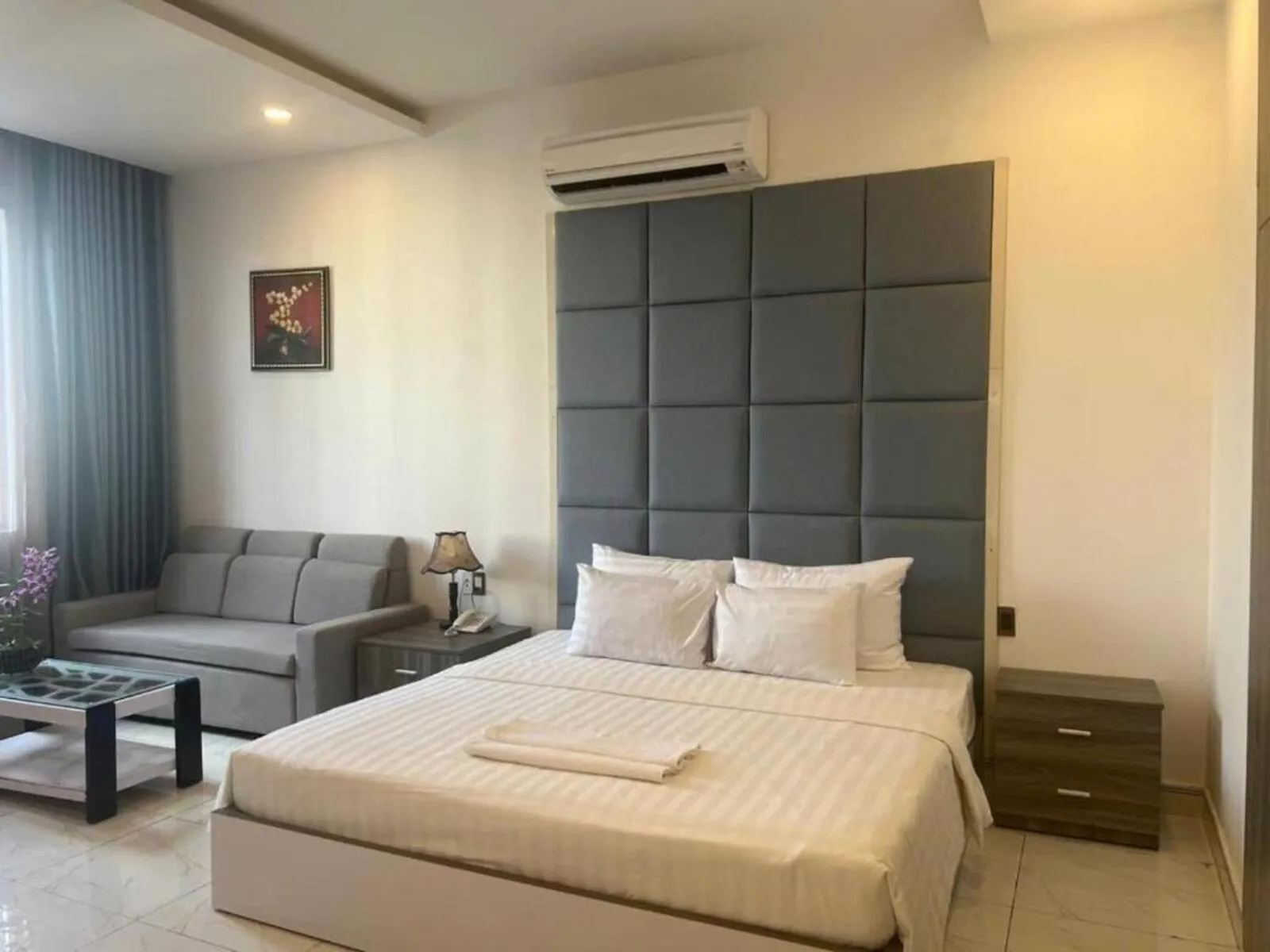 Bed in White Diamond Airport Hotel - TSN