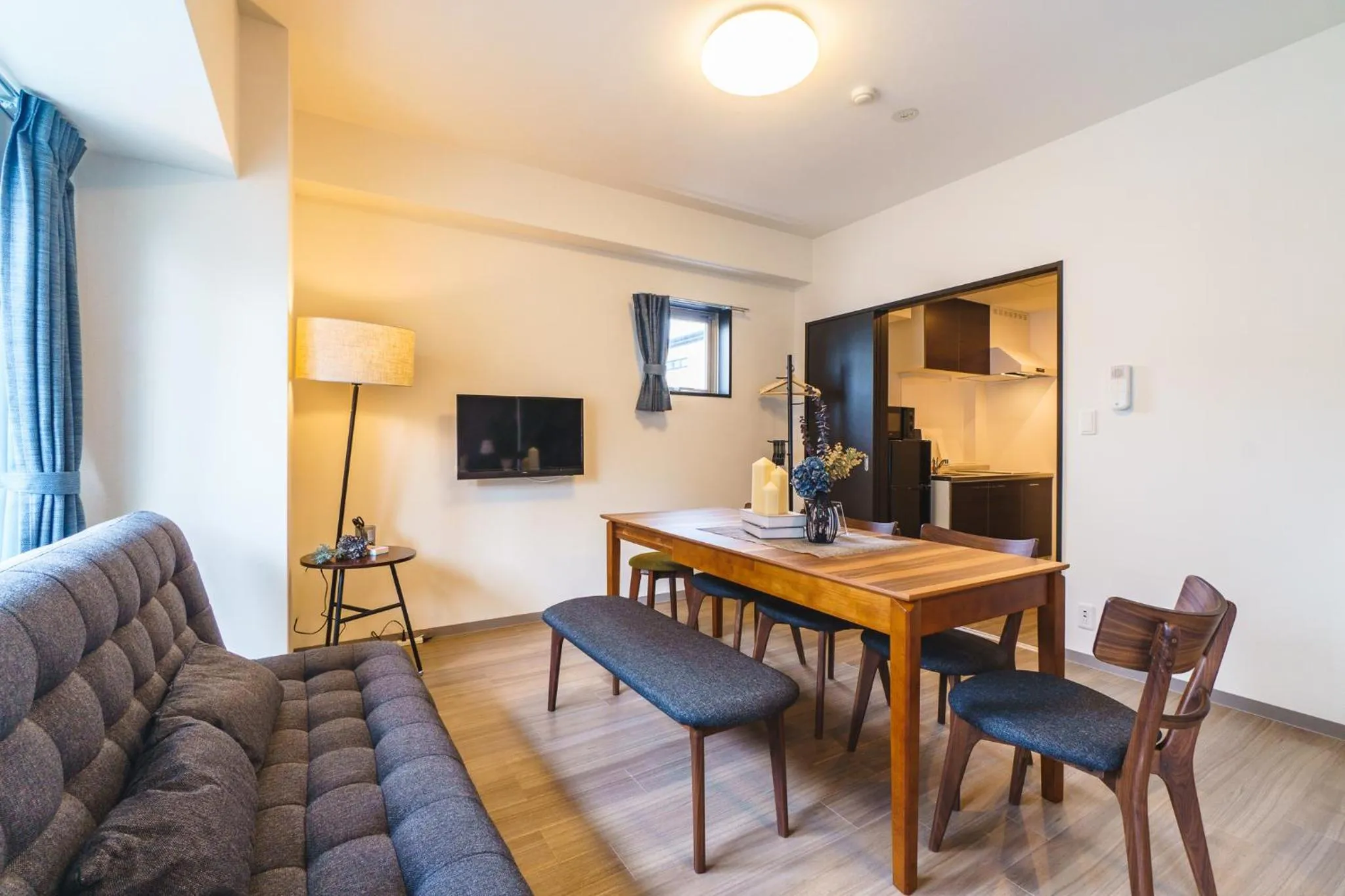 Living room in IKIDANE Residential Hotel SHIMANOUCHI