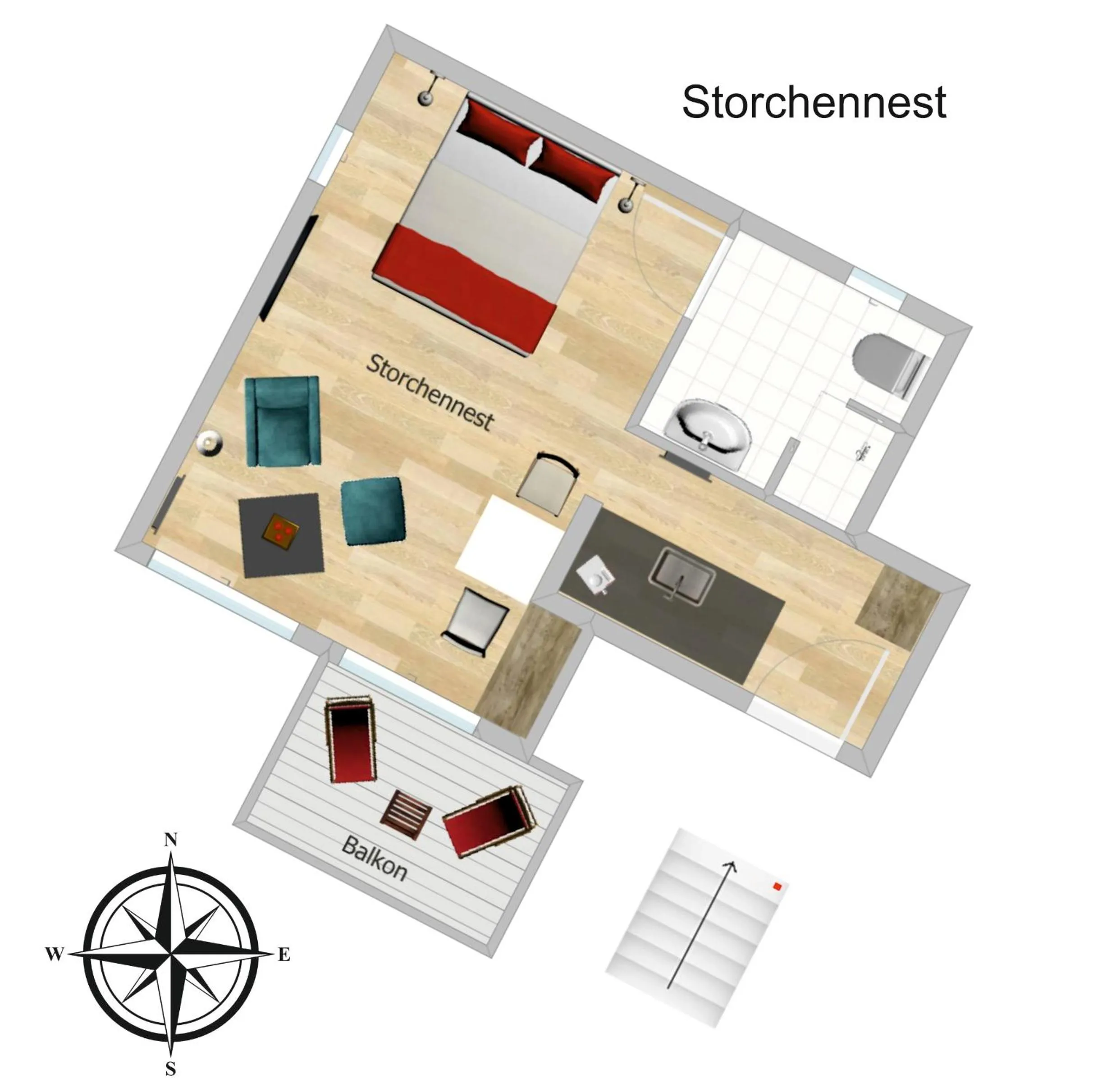 Photo of the whole room in Schmuckkästle am Hafen