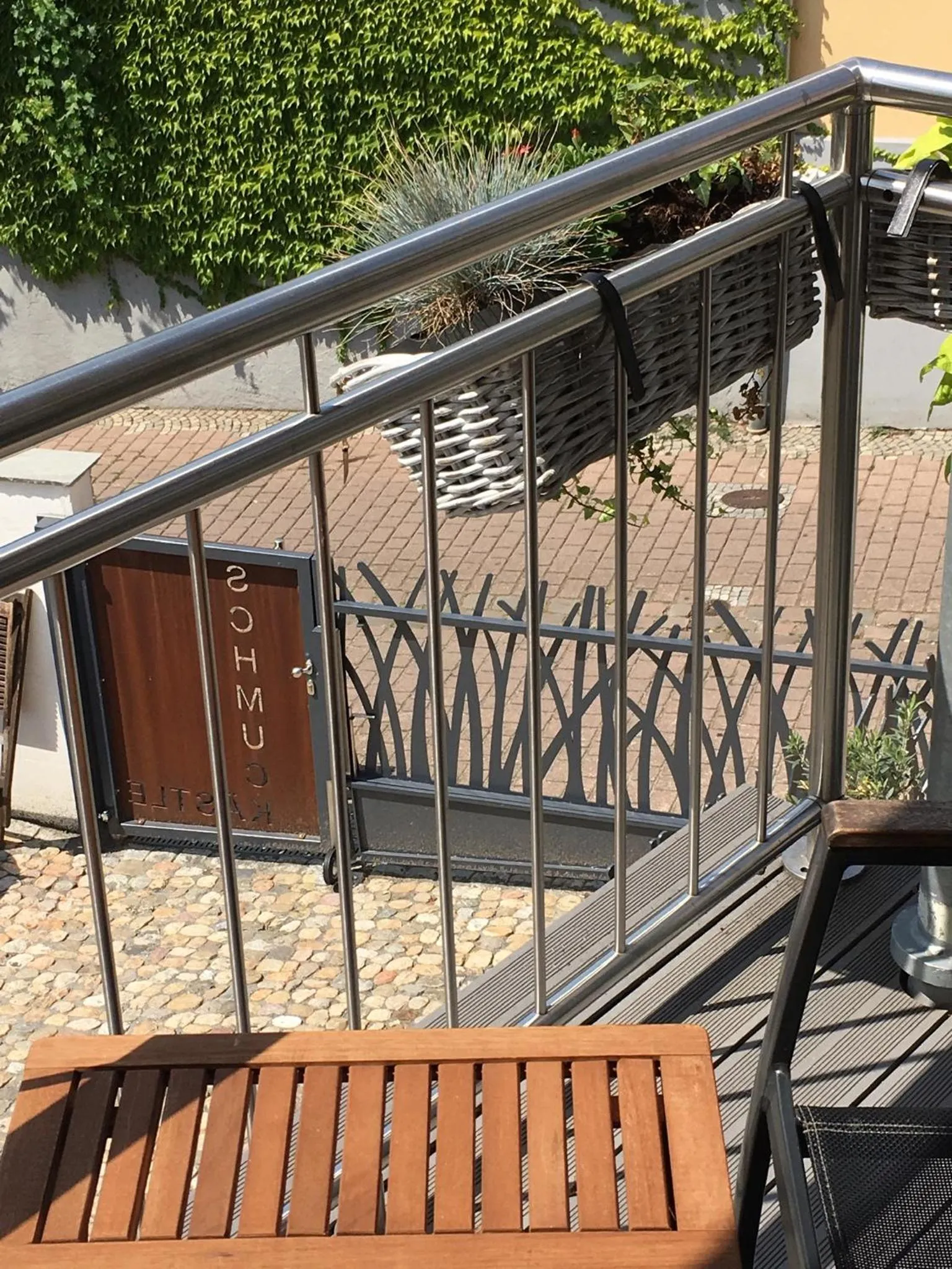 Balcony/Terrace in Schmuckkästle am Hafen