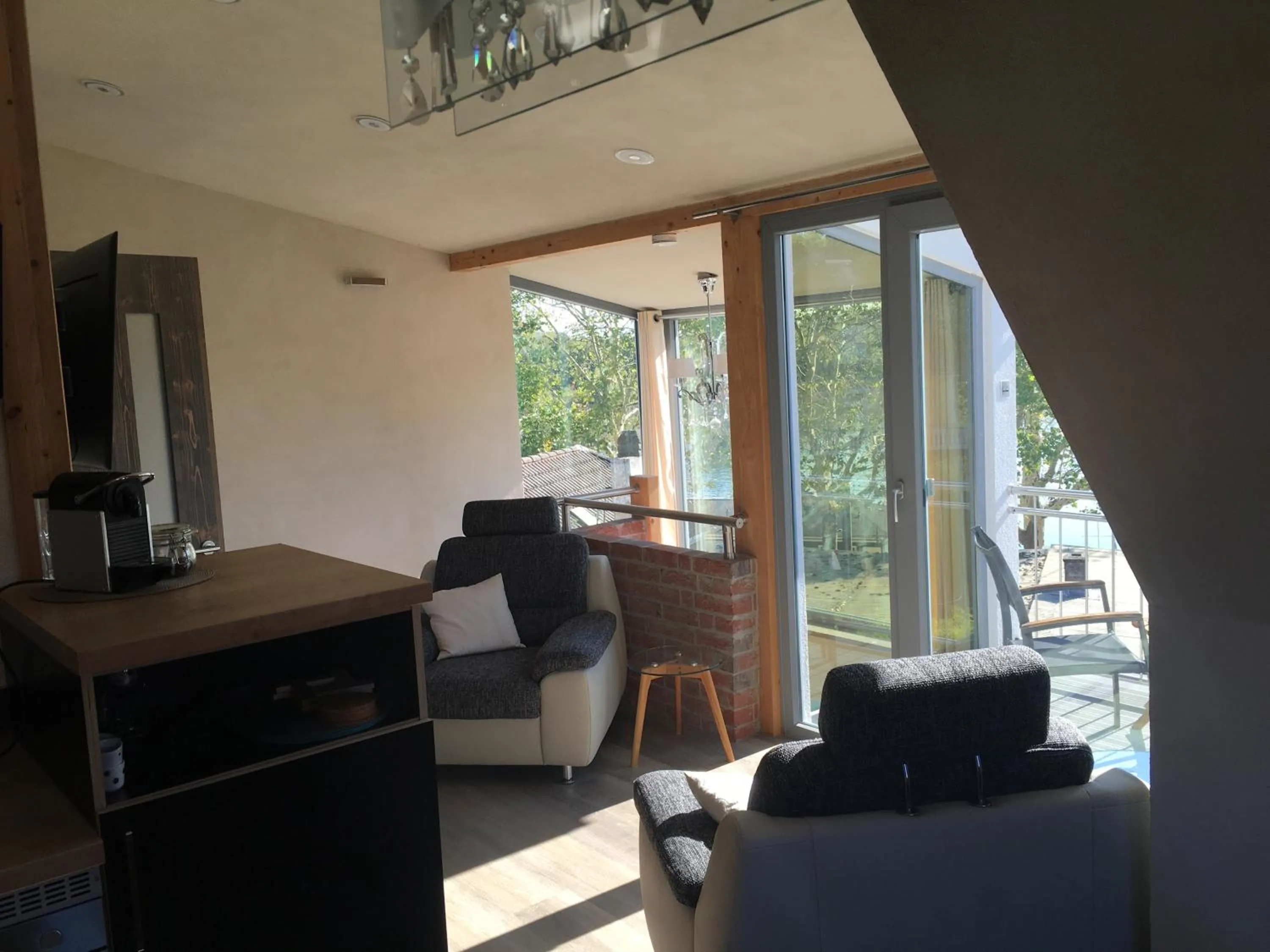 Living room in Schmuckkästle am Hafen