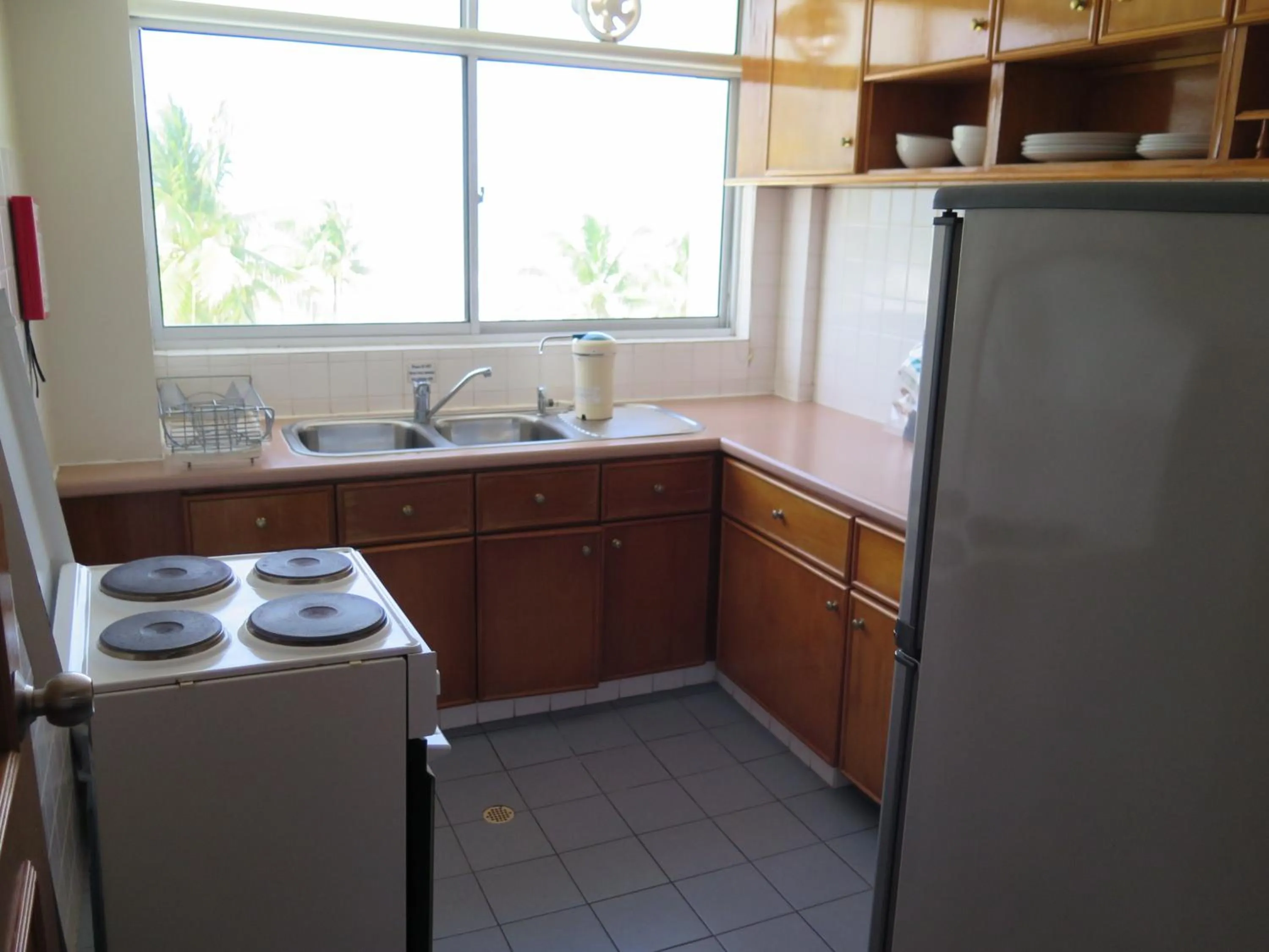 Kitchen or kitchenette in Sea View Resort Hotel & Apartments