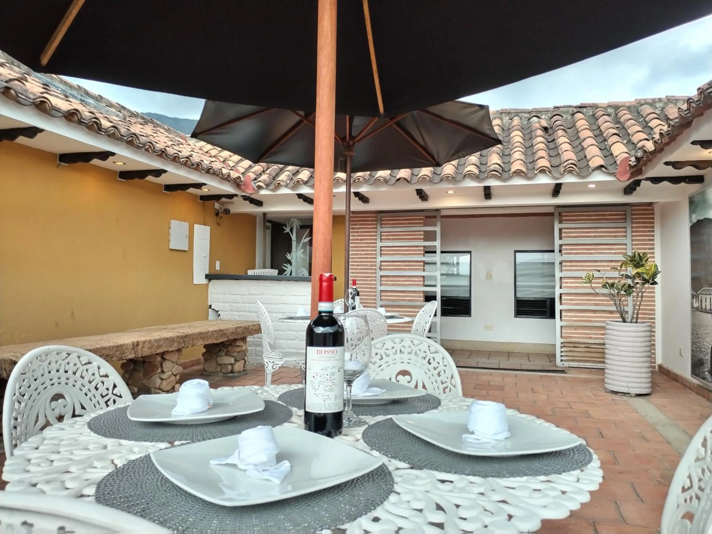 Balcony/Terrace in Santa Maria de Leyva hotel boutique
