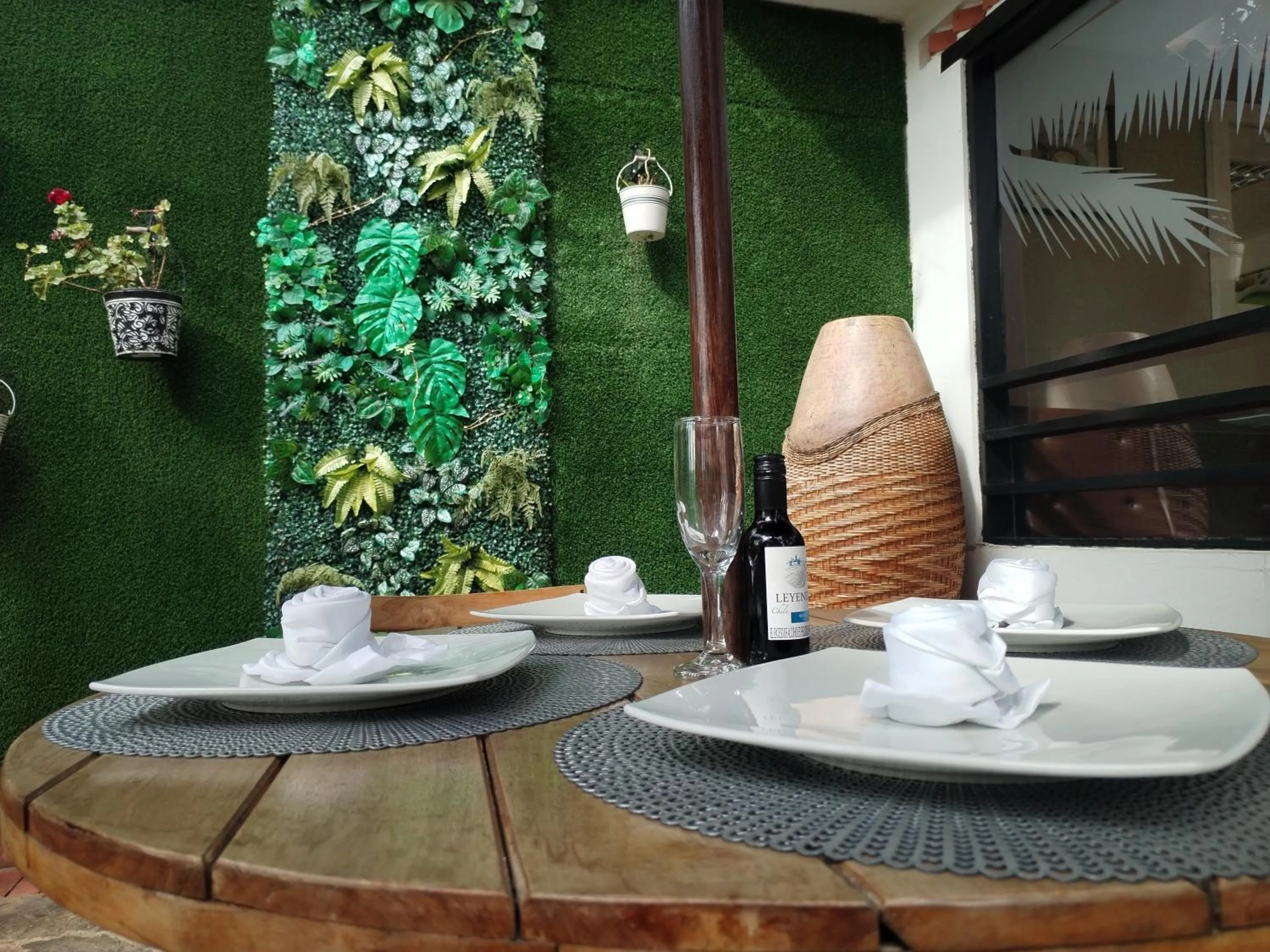 Dining area in Santa Maria de Leyva hotel boutique