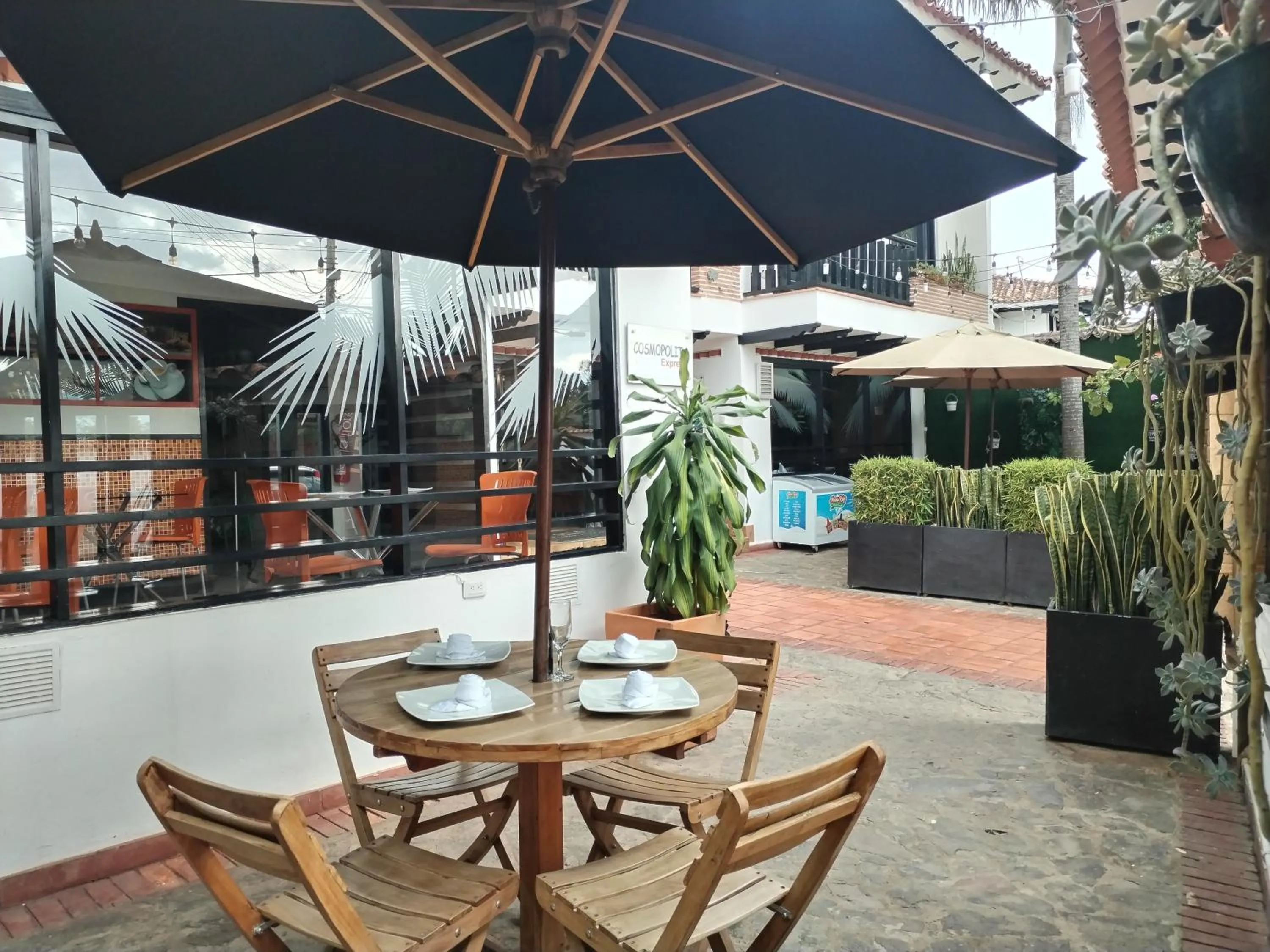 Patio in Santa Maria de Leyva hotel boutique