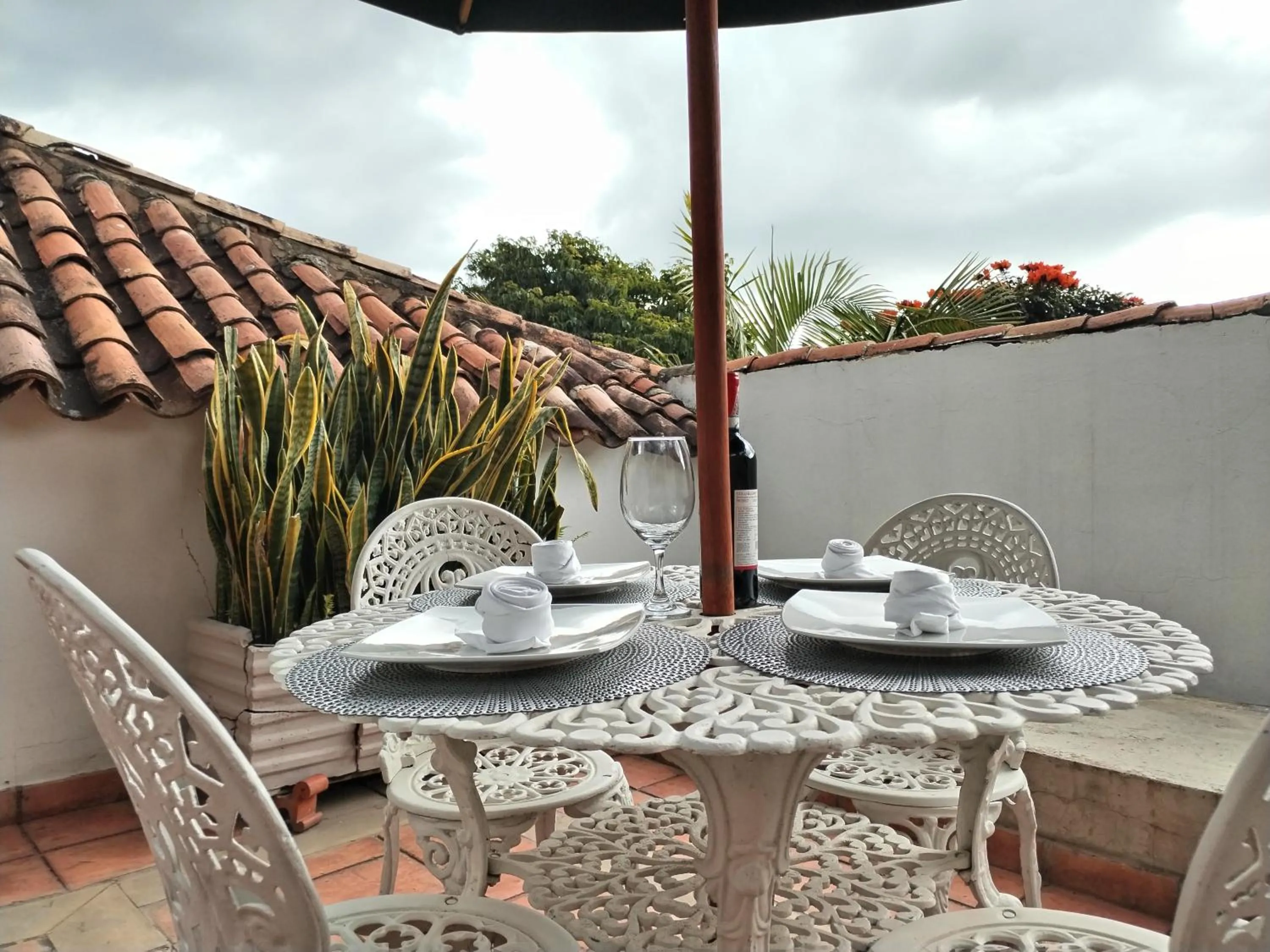 Balcony/Terrace in Santa Maria de Leyva hotel boutique