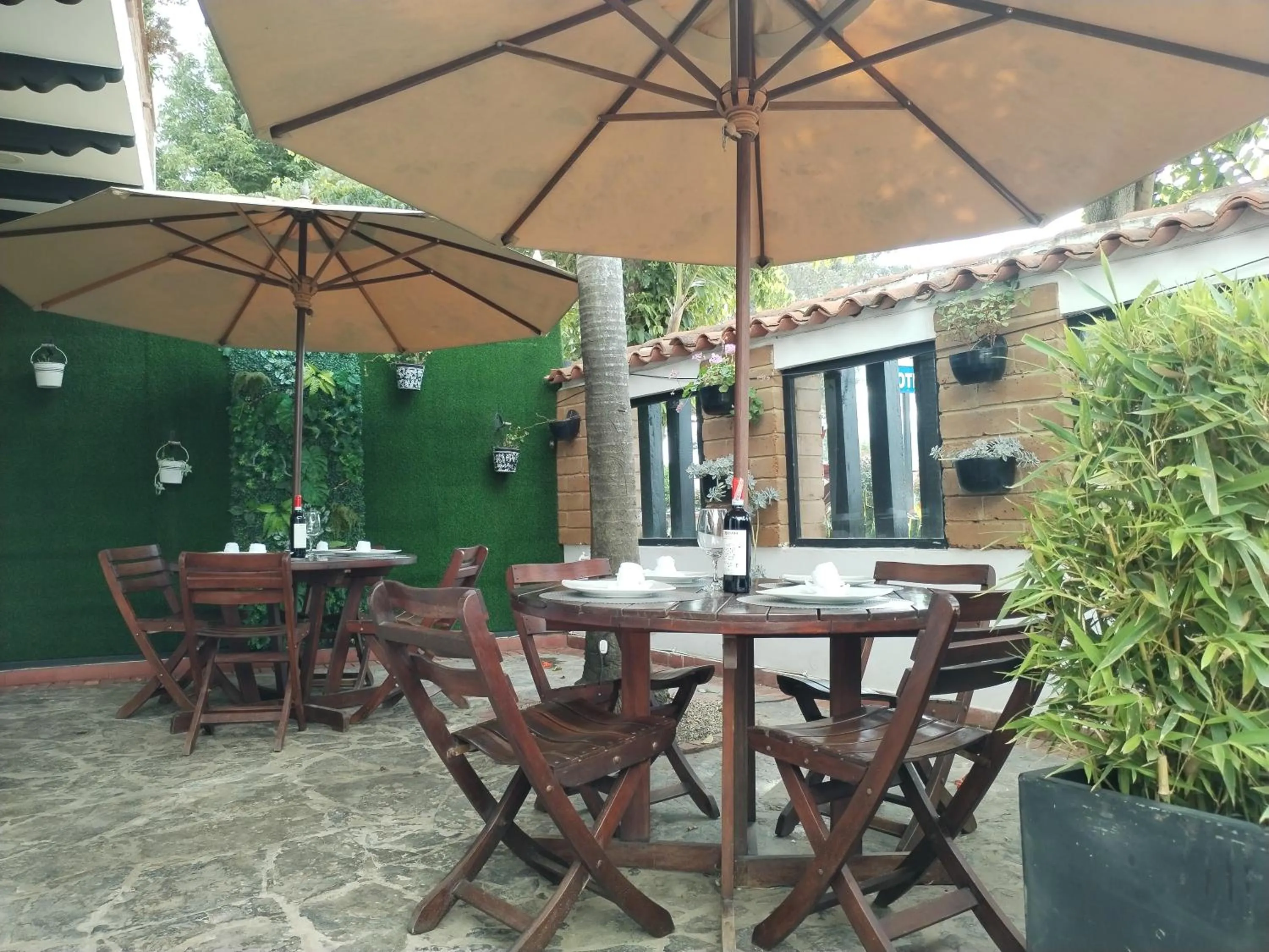 Patio in Santa Maria de Leyva hotel boutique