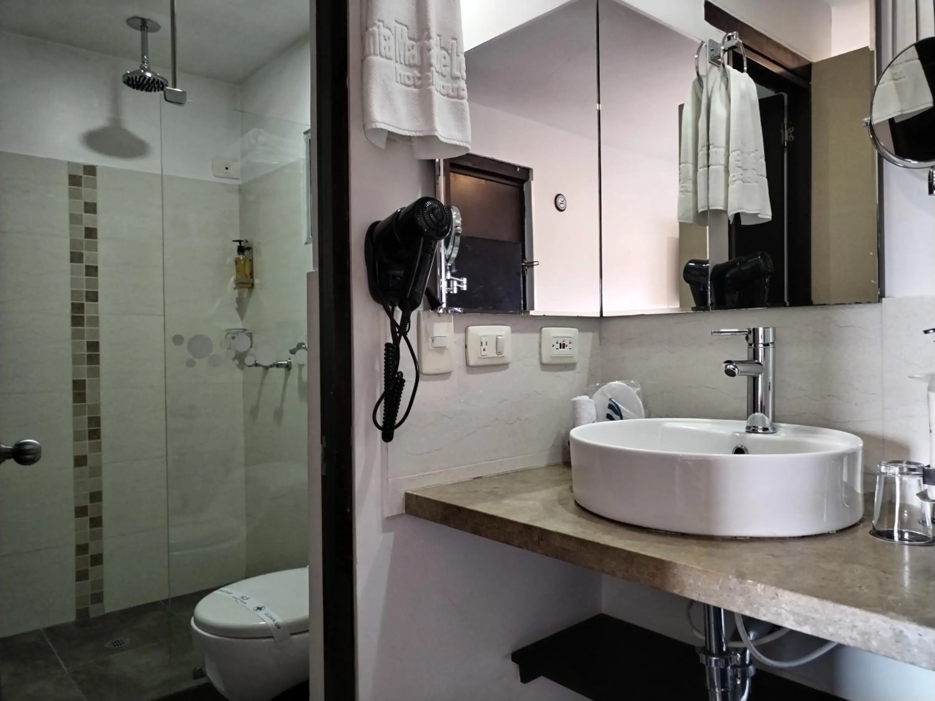 Bathroom in Santa Maria de Leyva hotel boutique