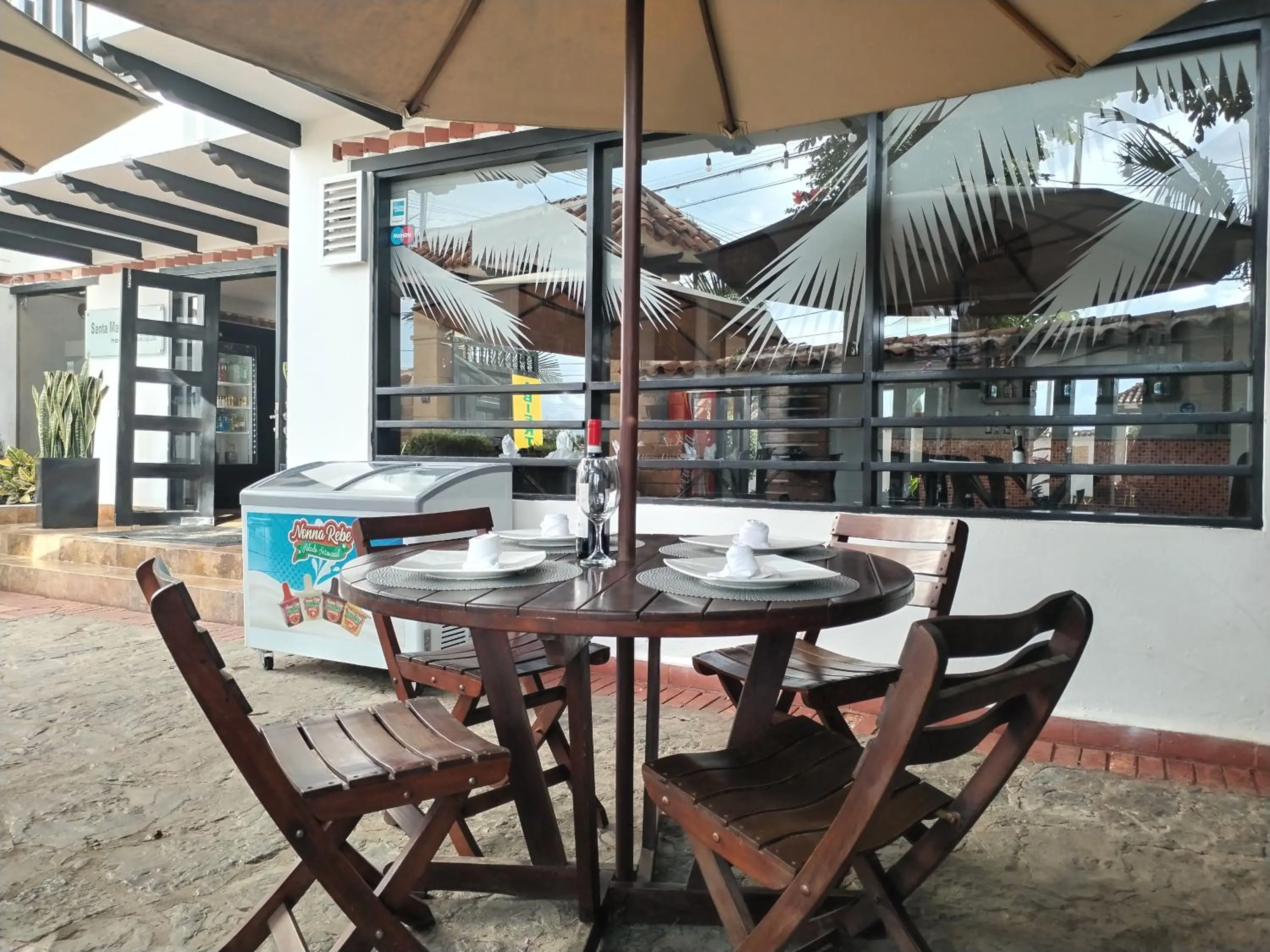 Patio in Santa Maria de Leyva hotel boutique