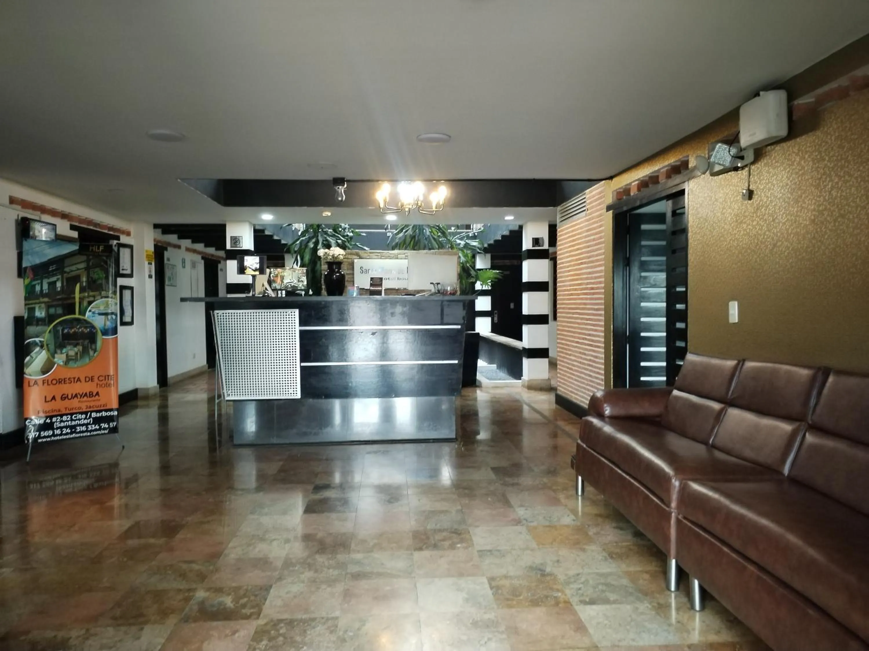 Living room in Santa Maria de Leyva hotel boutique