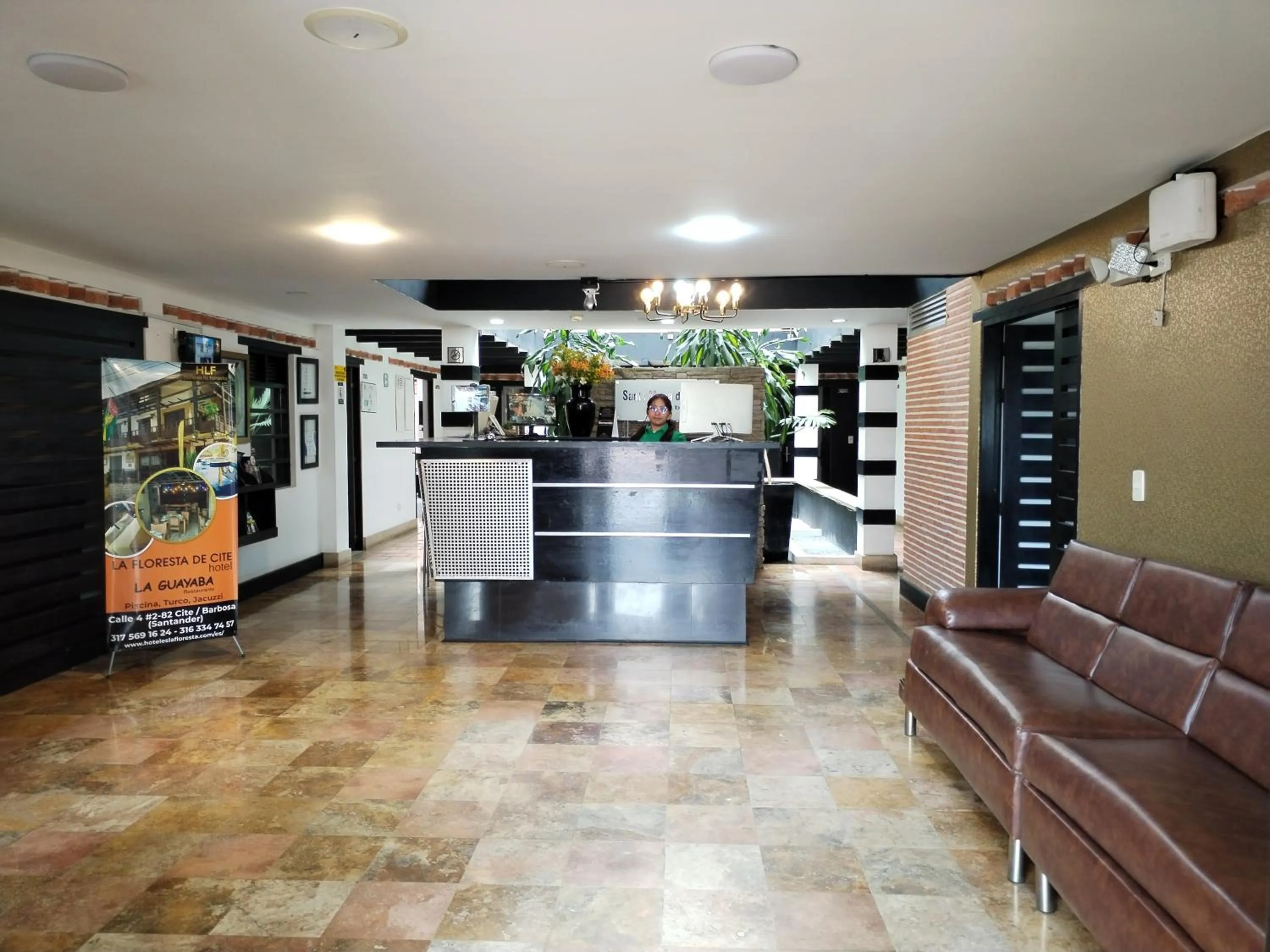 Living room in Santa Maria de Leyva hotel boutique