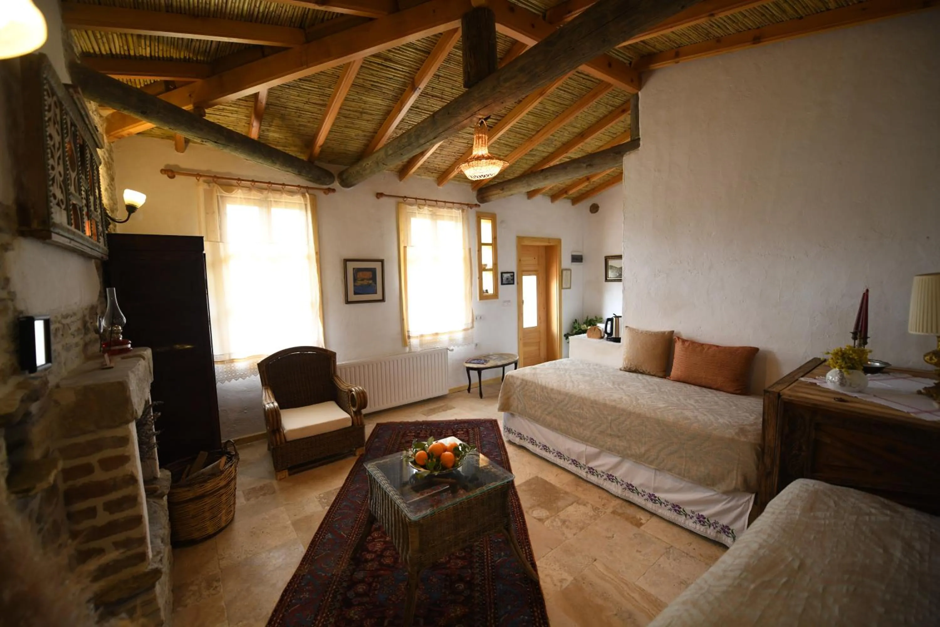 Bed in Nisanyan Hotel