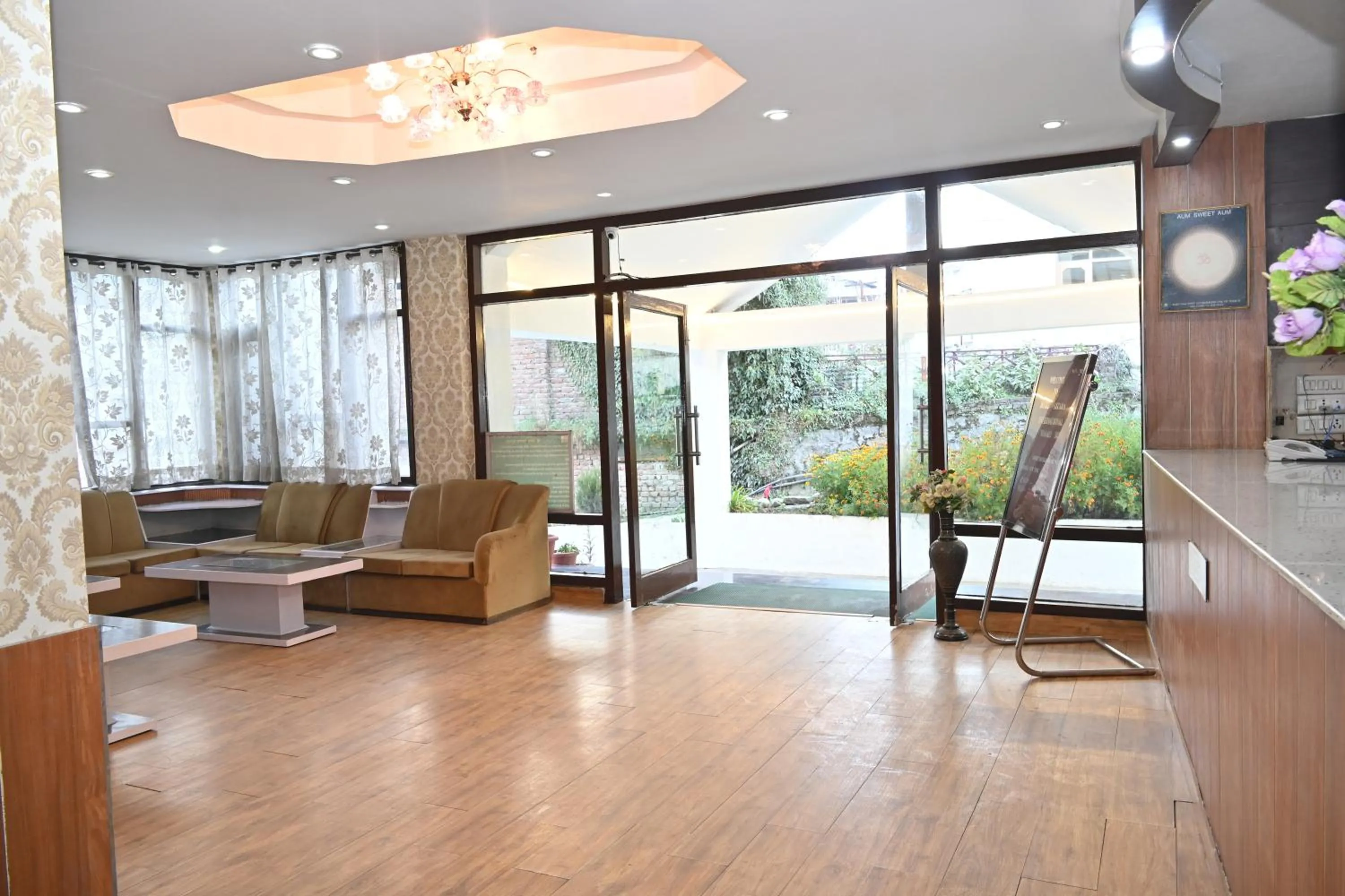 Seating area in Hotel Sitara International