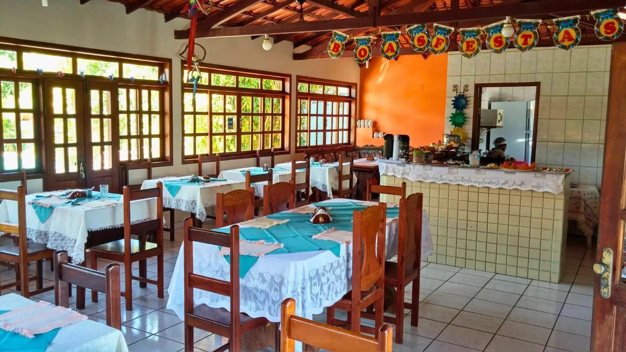 Breakfast in Pousada Verdes Mares