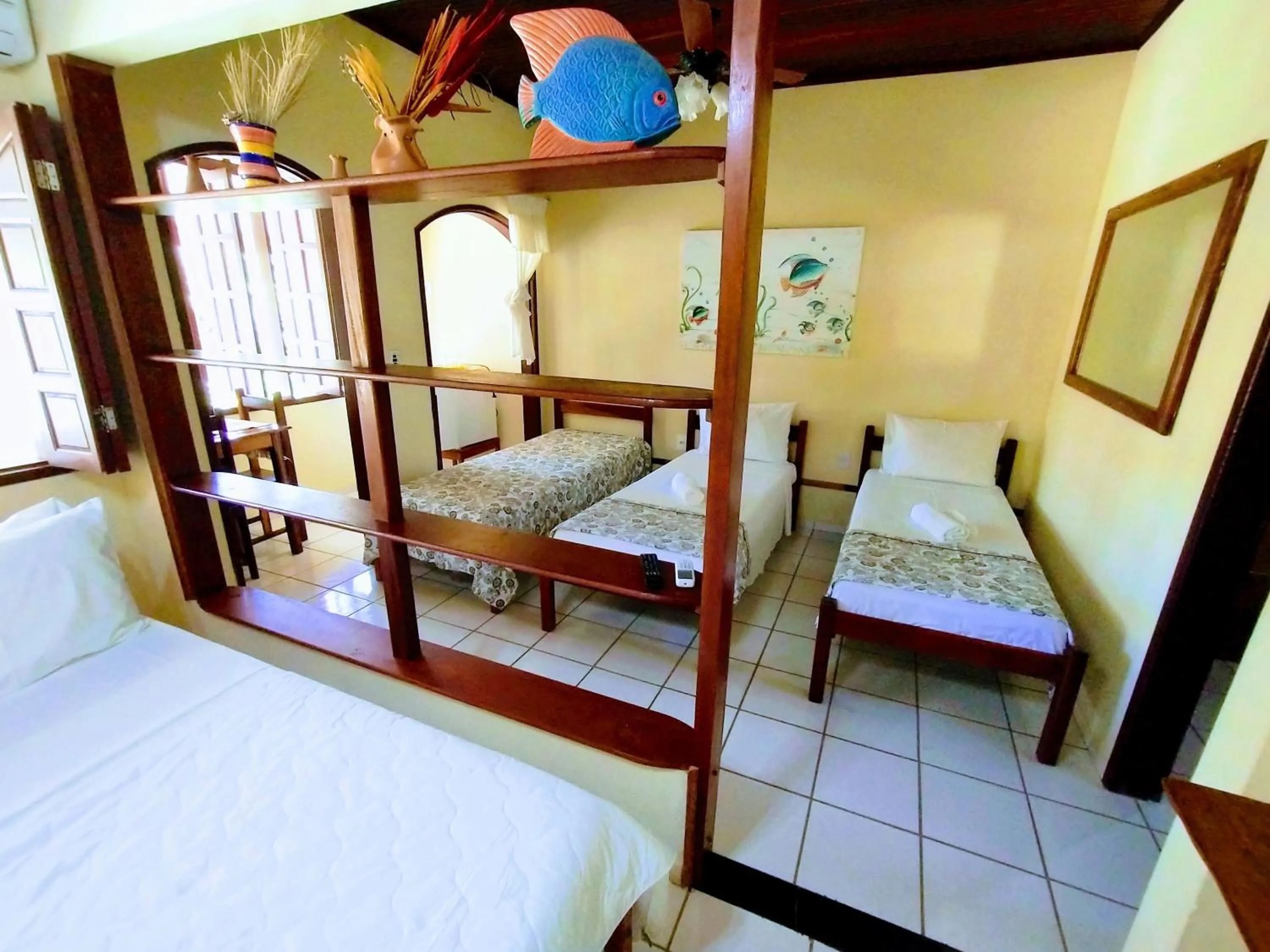 Bed in Pousada Verdes Mares