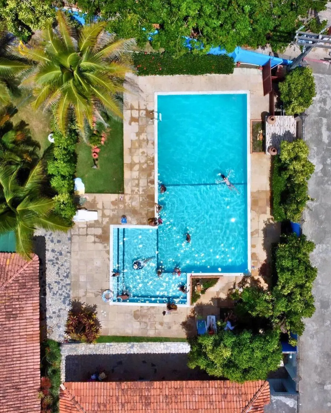 Bird's eye view in Pousada Verdes Mares
