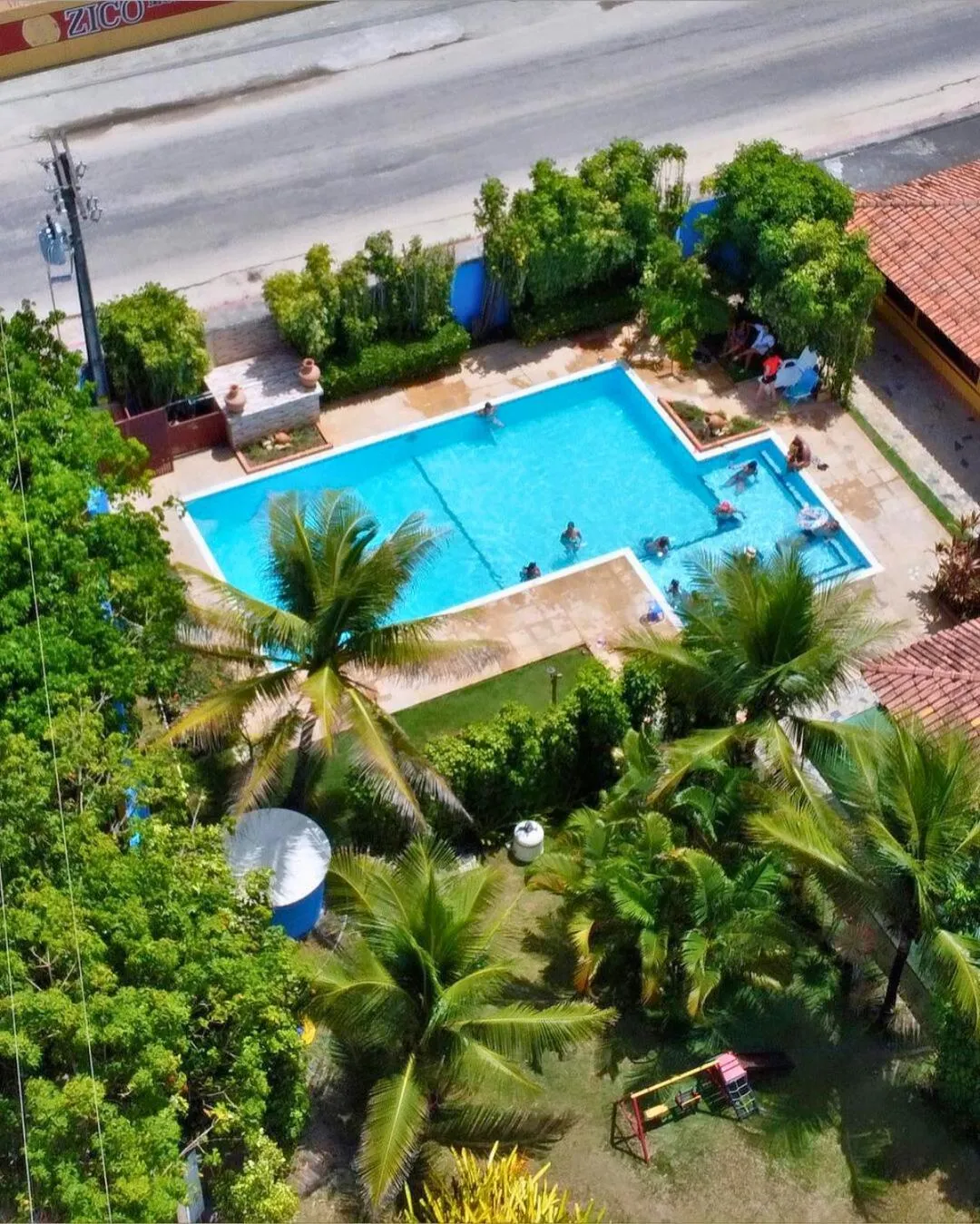 Bird's eye view in Pousada Verdes Mares