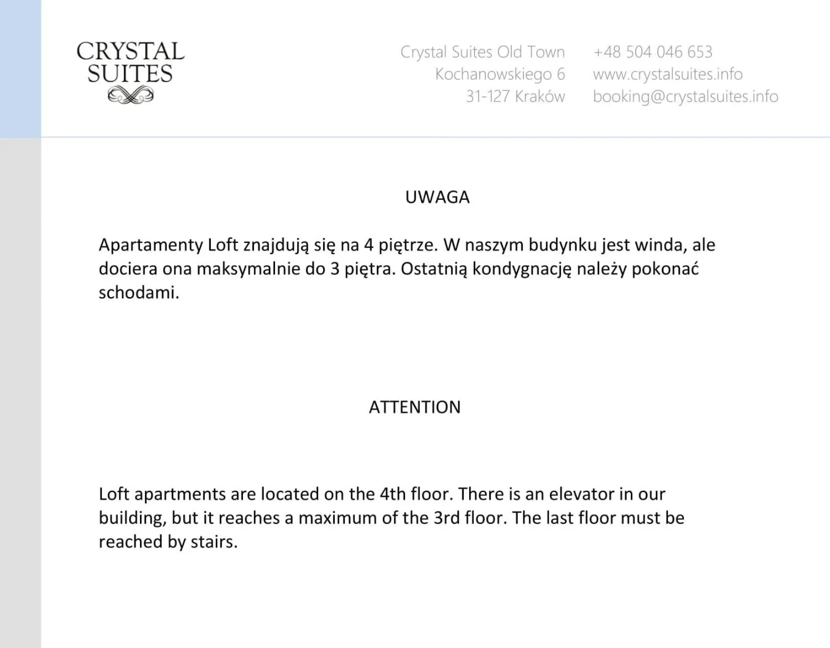 Crystal Suites Old Town