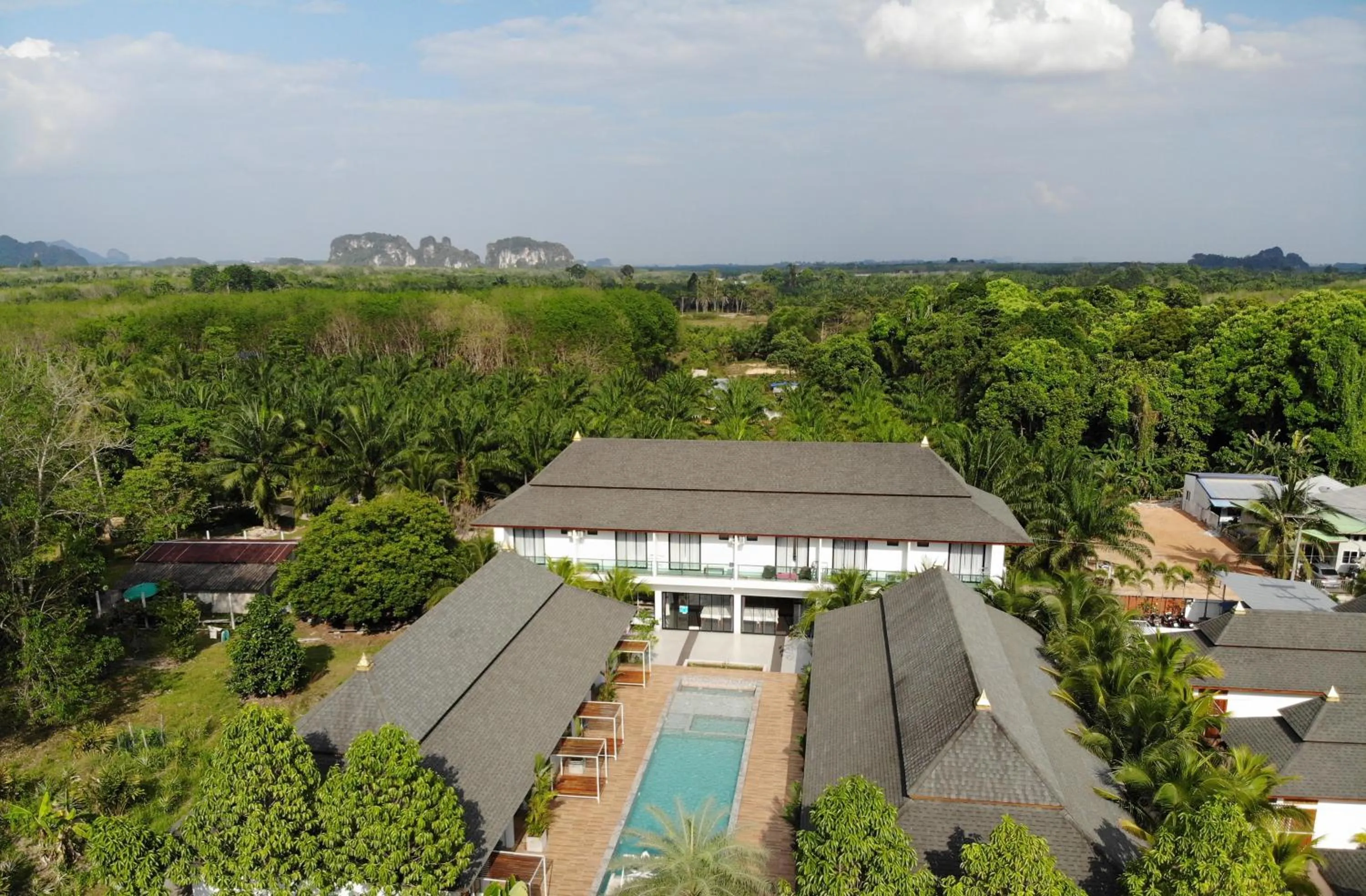 Bird's eye view, Bird's-eye View in Amadha Villas Retreat 