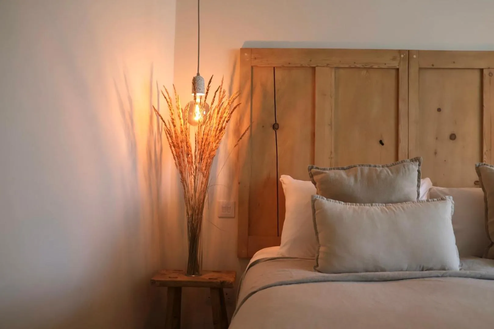 Bed in Fiddle + Bow Hotel