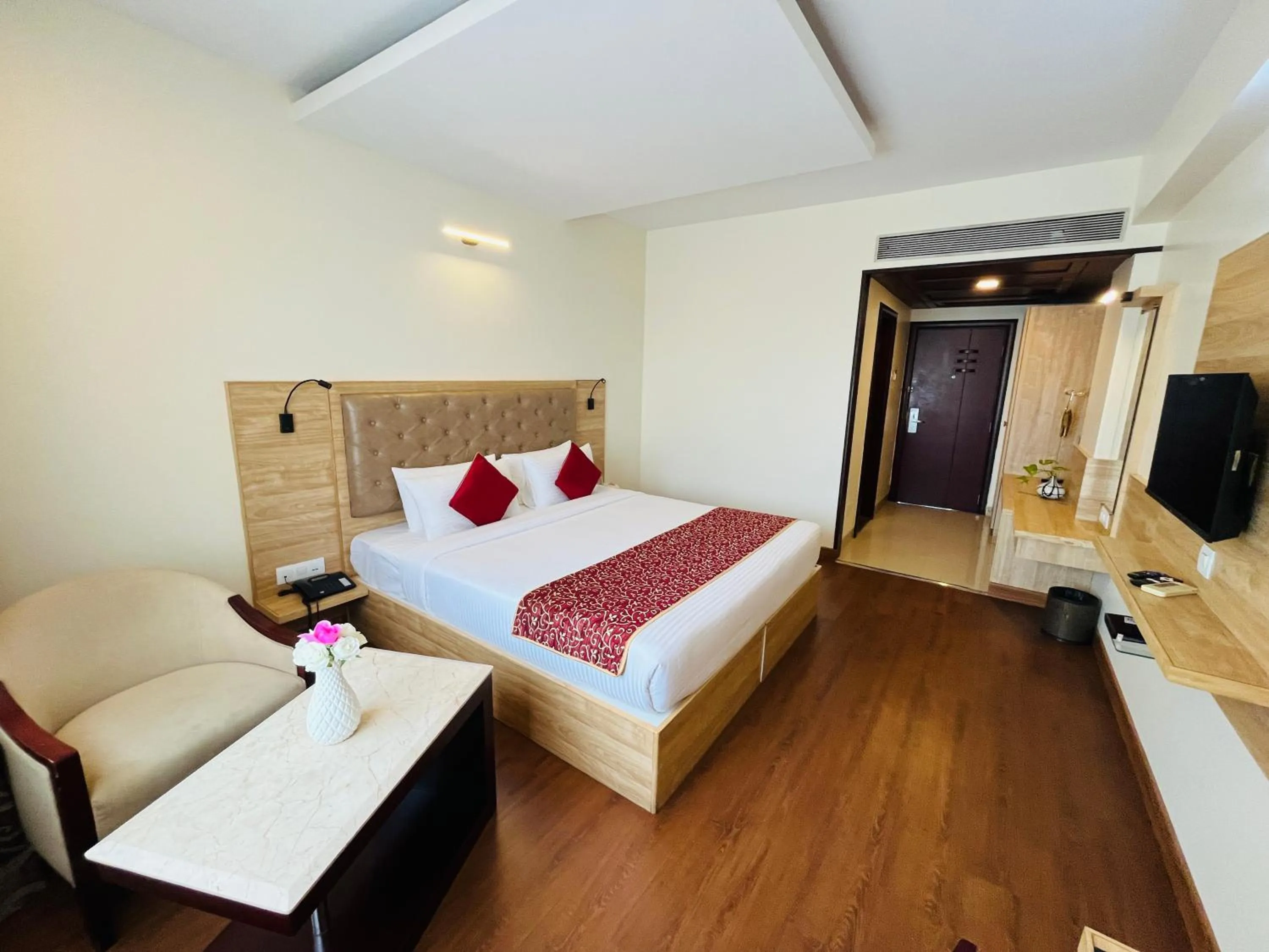Bedroom in Hotel Abhimaani Vasathi, Rajajinagar