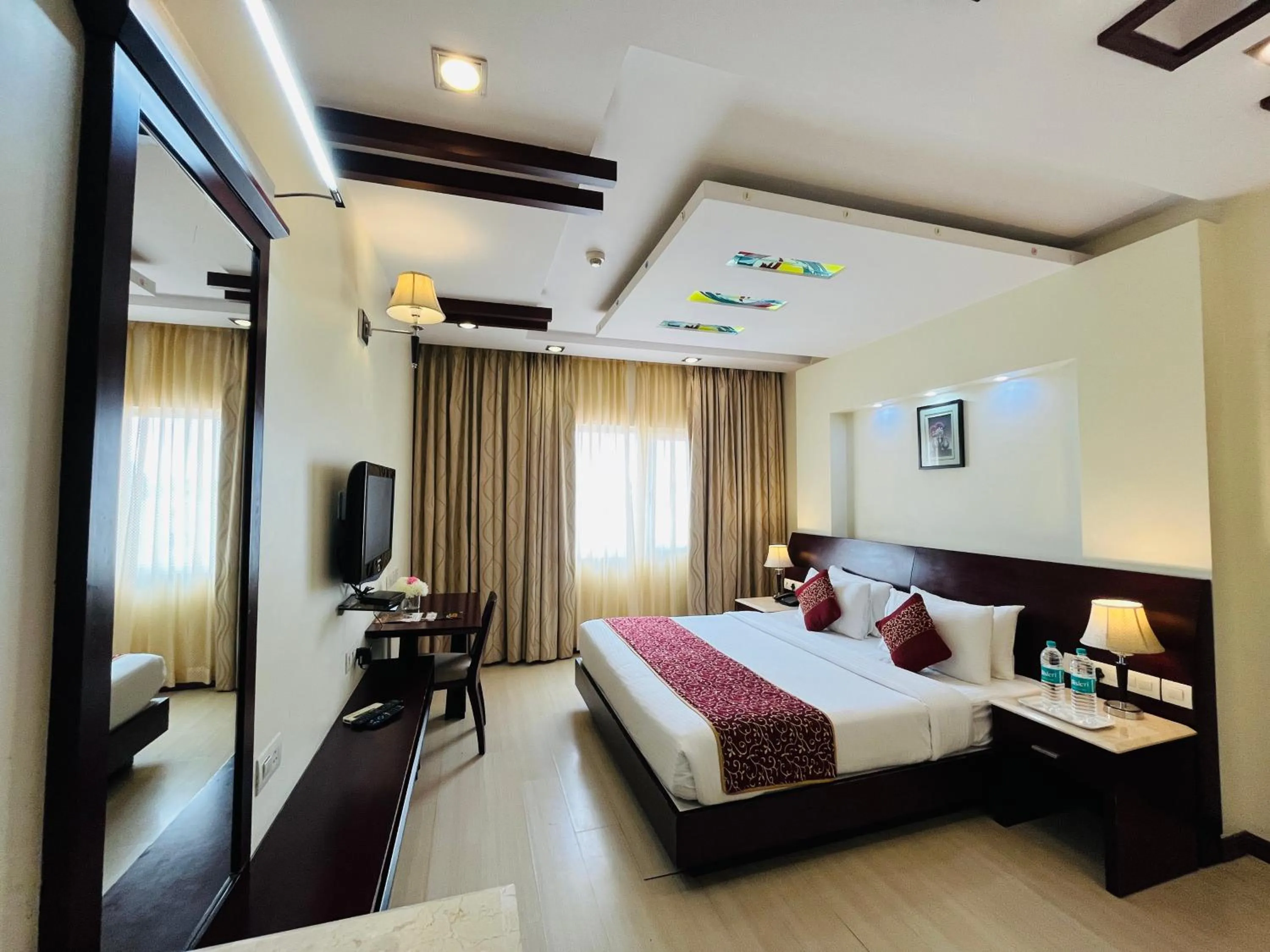 Bedroom in Hotel Abhimaani Vasathi, Rajajinagar