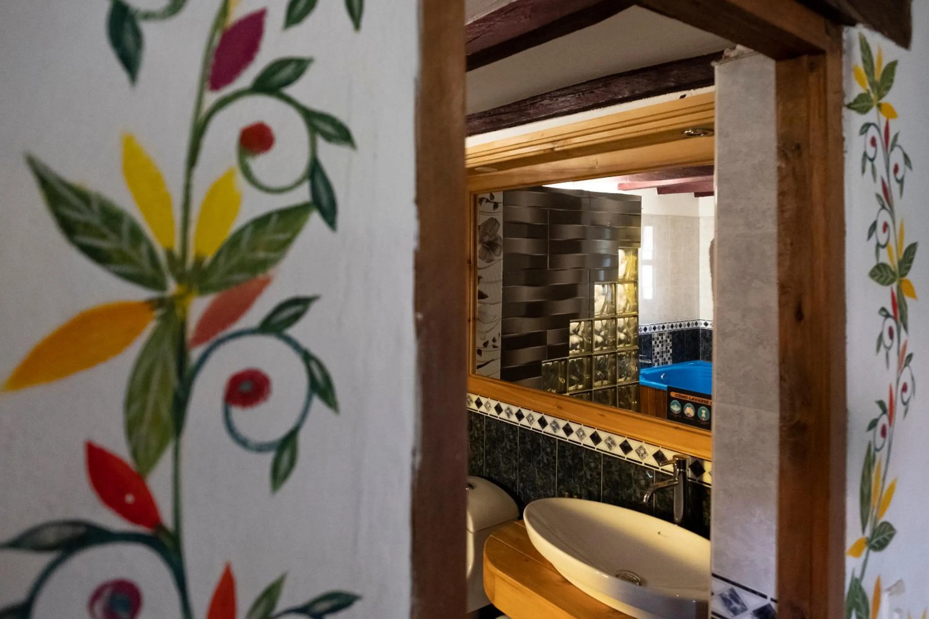 Bathroom in Hotel Spa Casa de Adobe Villa de Leyva