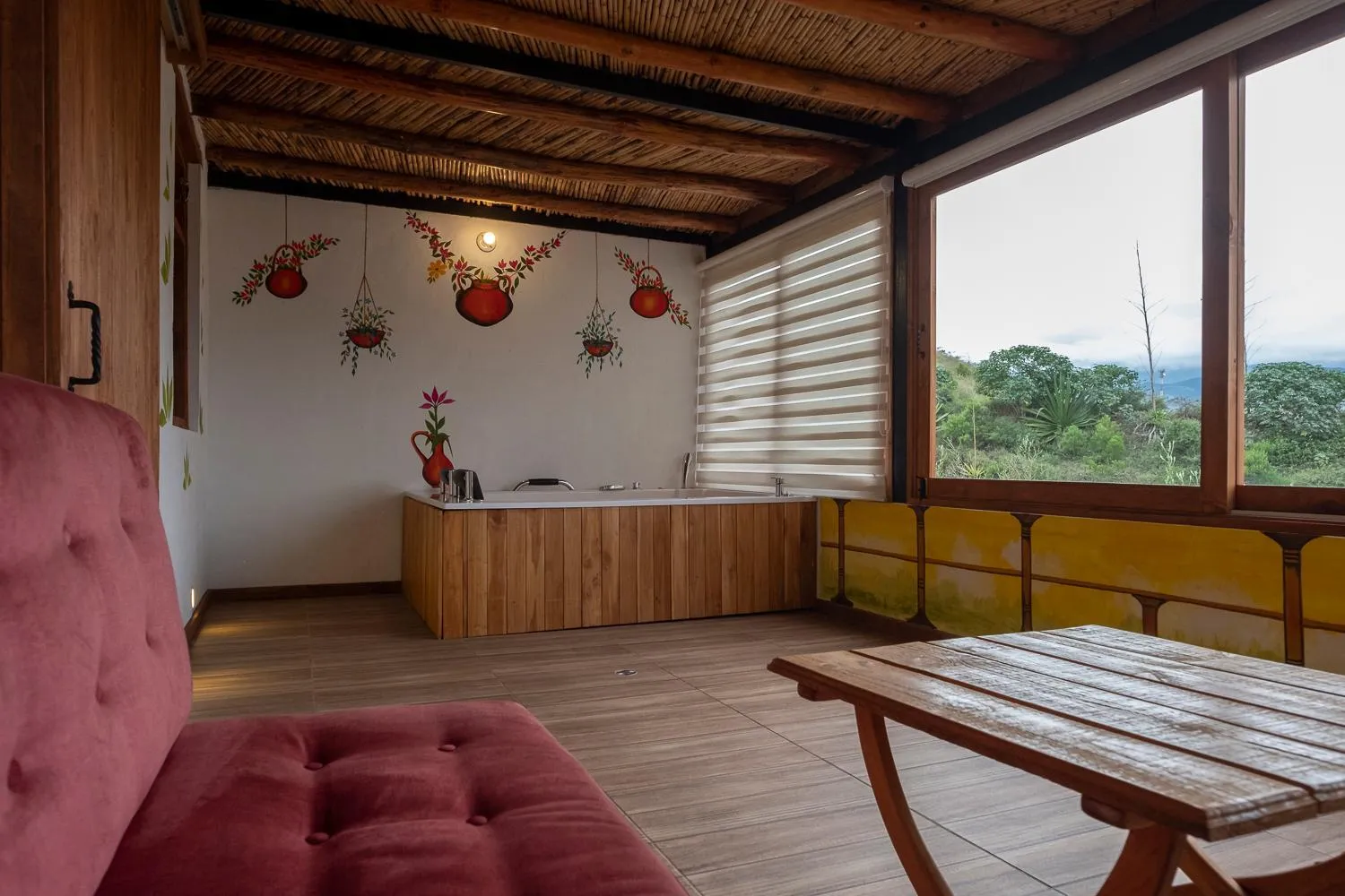 Mountain view in Hotel Spa Casa de Adobe Villa de Leyva