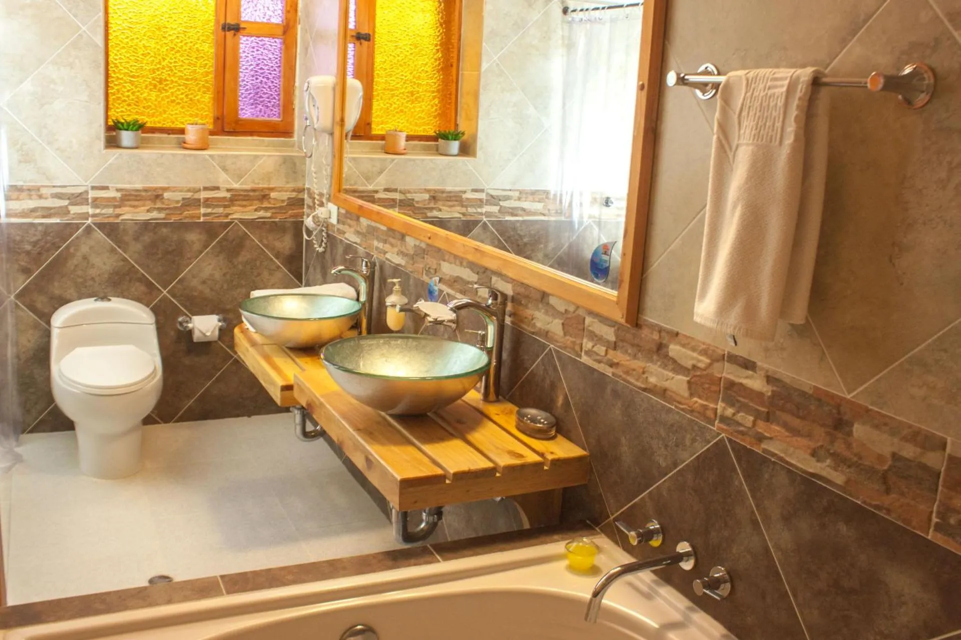 Decorative detail in Hotel Spa Casa de Adobe Villa de Leyva