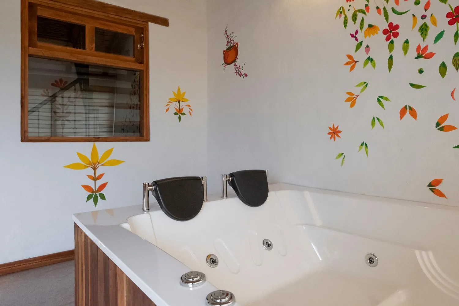 Hot Tub in Hotel Spa Casa de Adobe Villa de Leyva