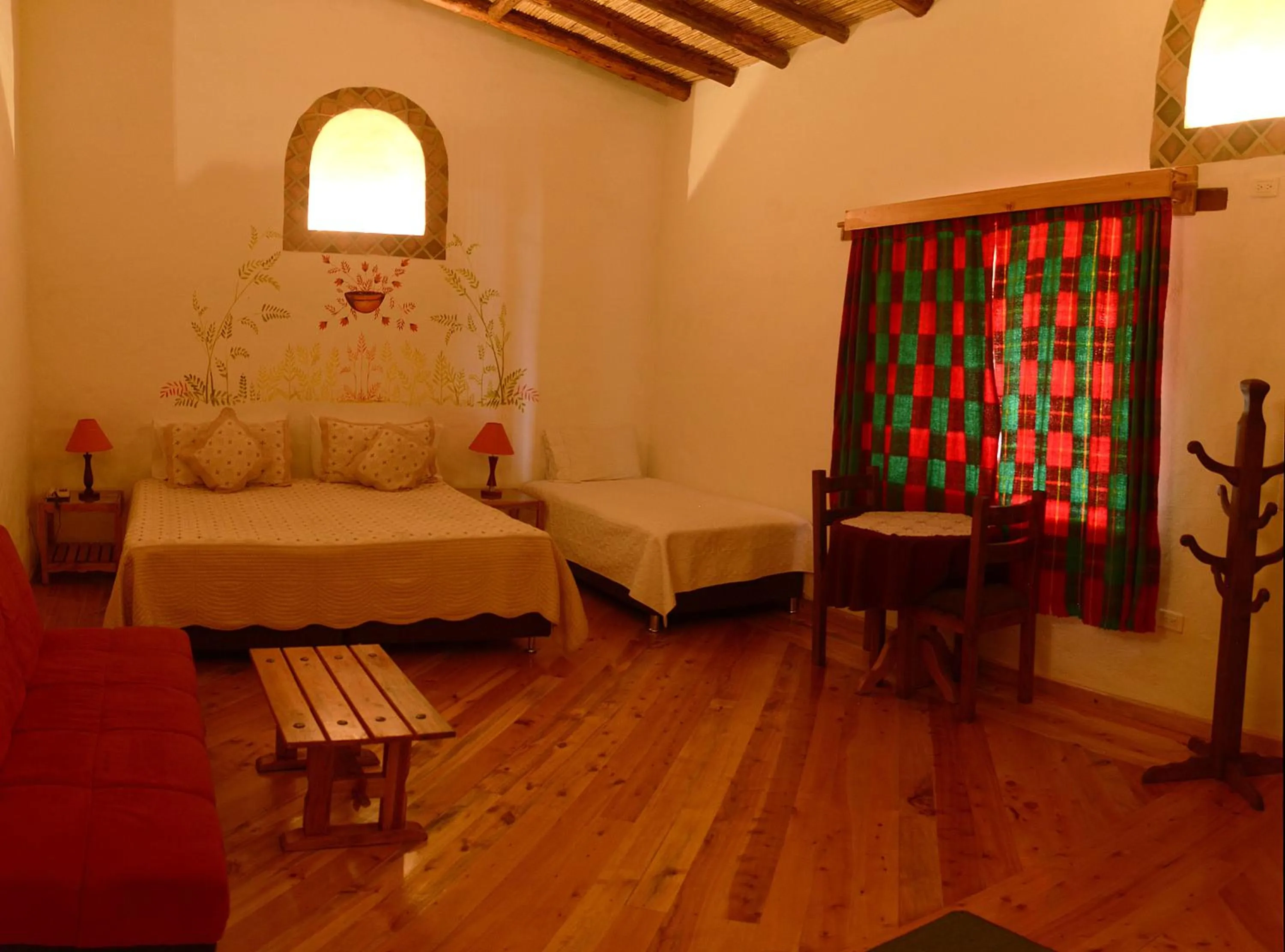 Decorative detail, Bed in Hotel Spa Casa de Adobe Villa de Leyva