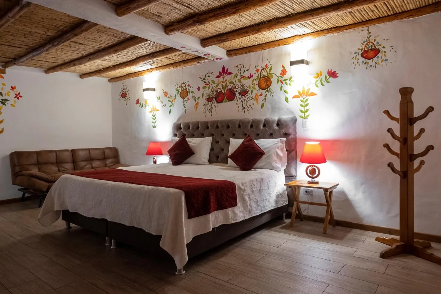 Photo of the whole room, Bed in Hotel Spa Casa de Adobe Villa de Leyva