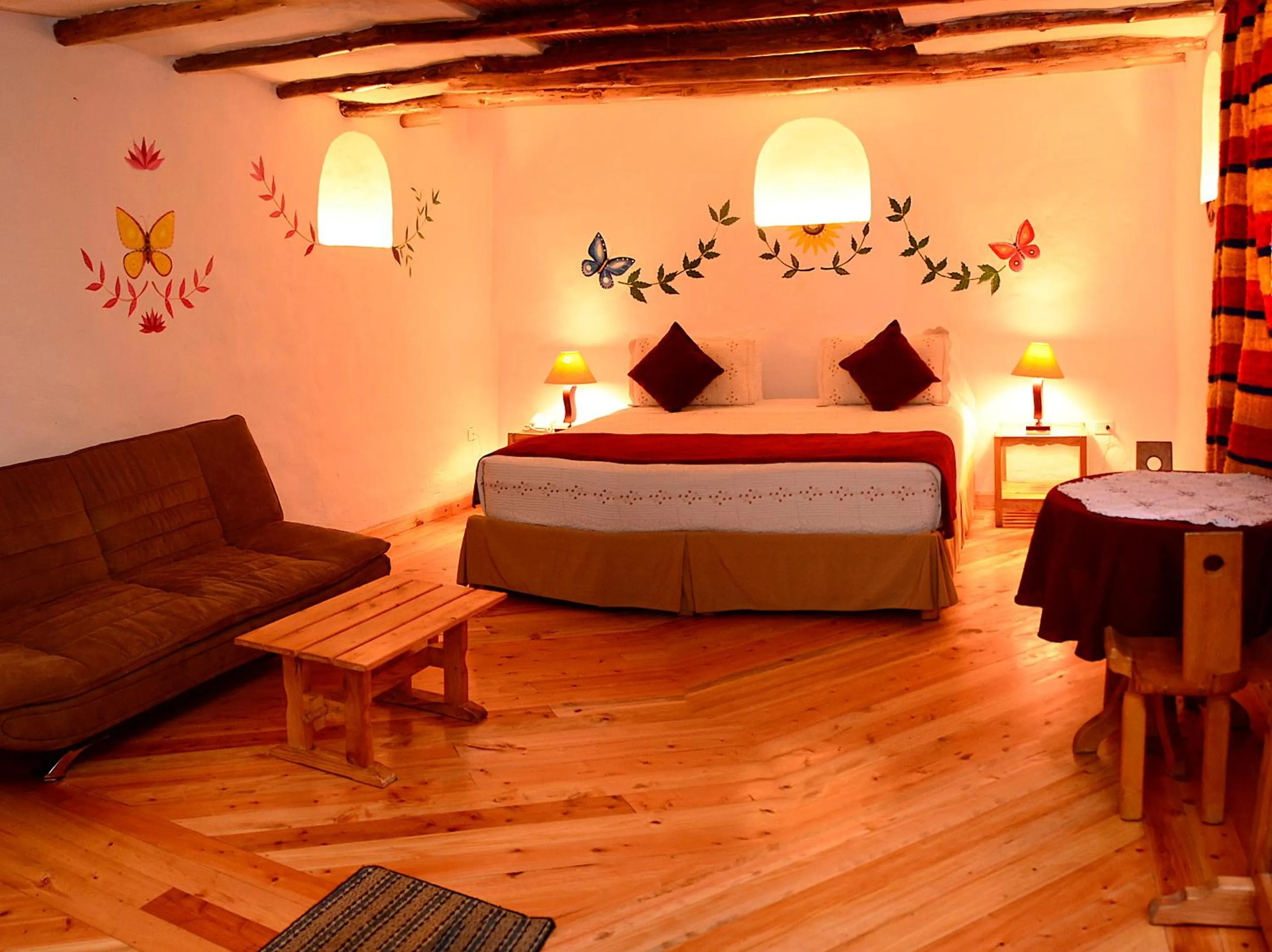 Bed in Hotel Spa Casa de Adobe Villa de Leyva