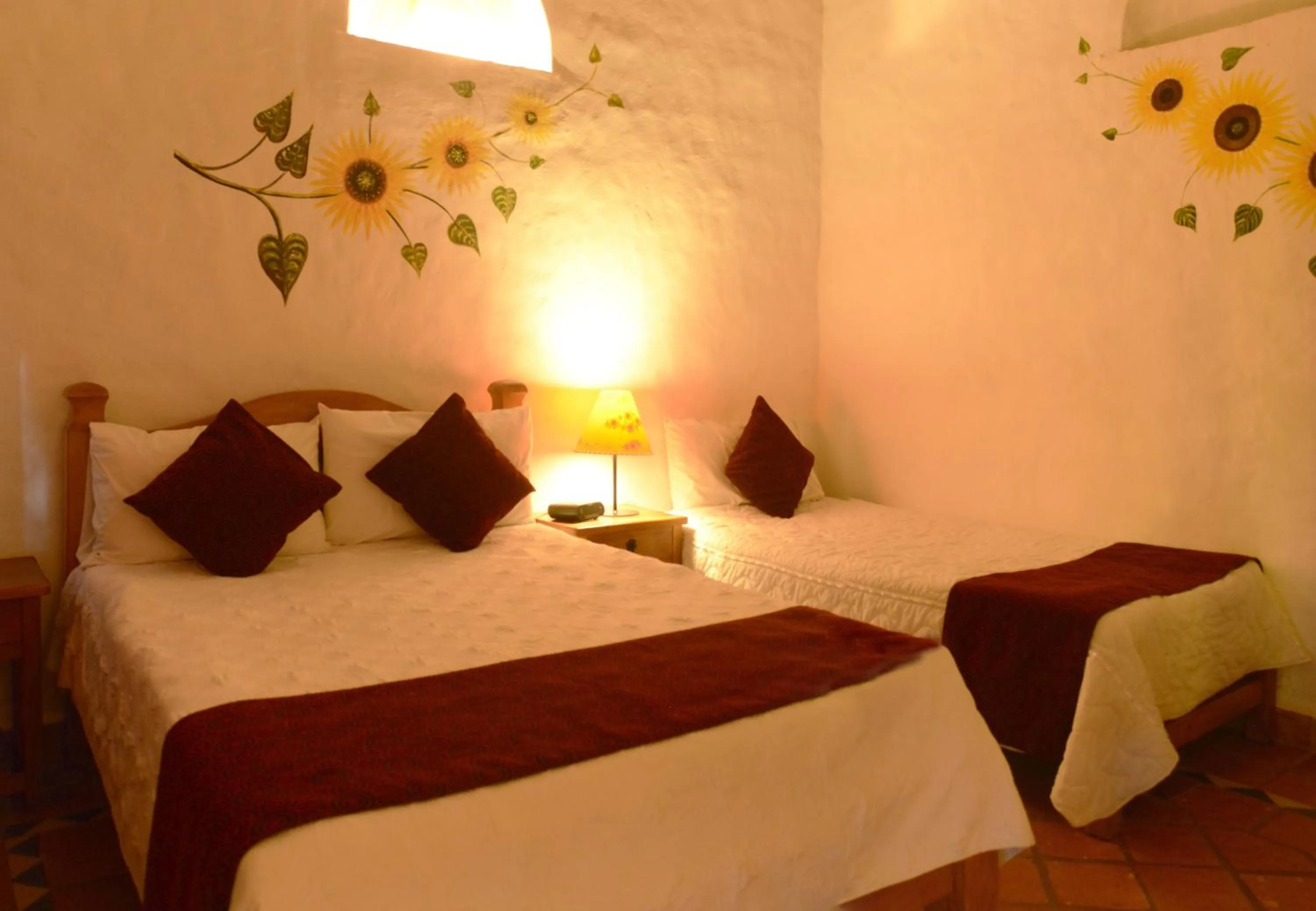 Decorative detail, Bed in Hotel Spa Casa de Adobe Villa de Leyva