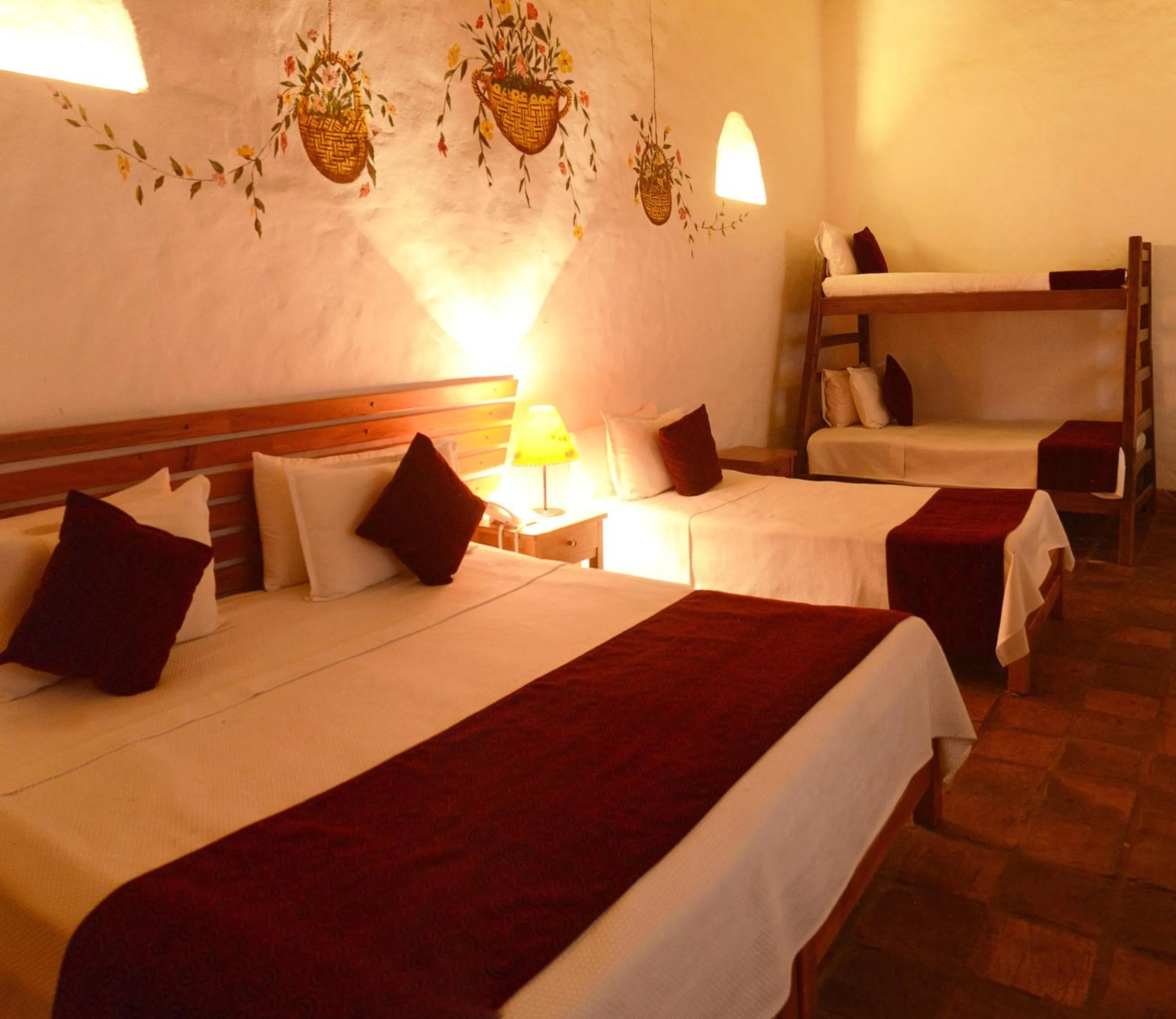 Decorative detail, Bed in Hotel Spa Casa de Adobe Villa de Leyva