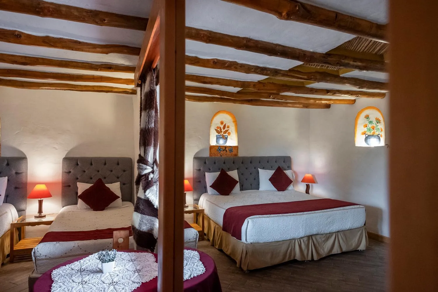 Bedroom, Bed in Hotel Spa Casa de Adobe Villa de Leyva