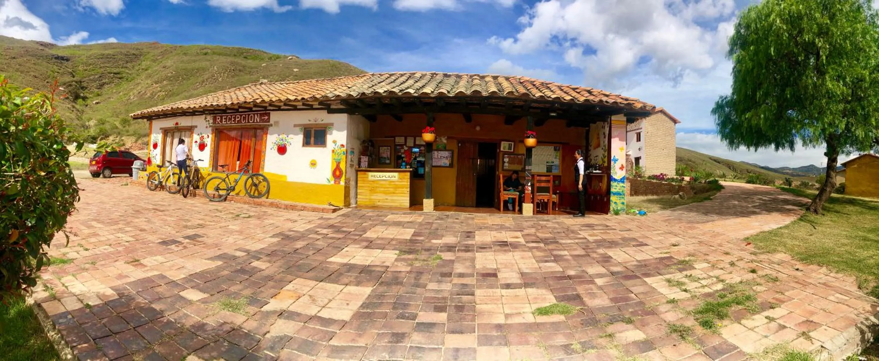 Lobby or reception in Hotel Spa Casa de Adobe Villa de Leyva