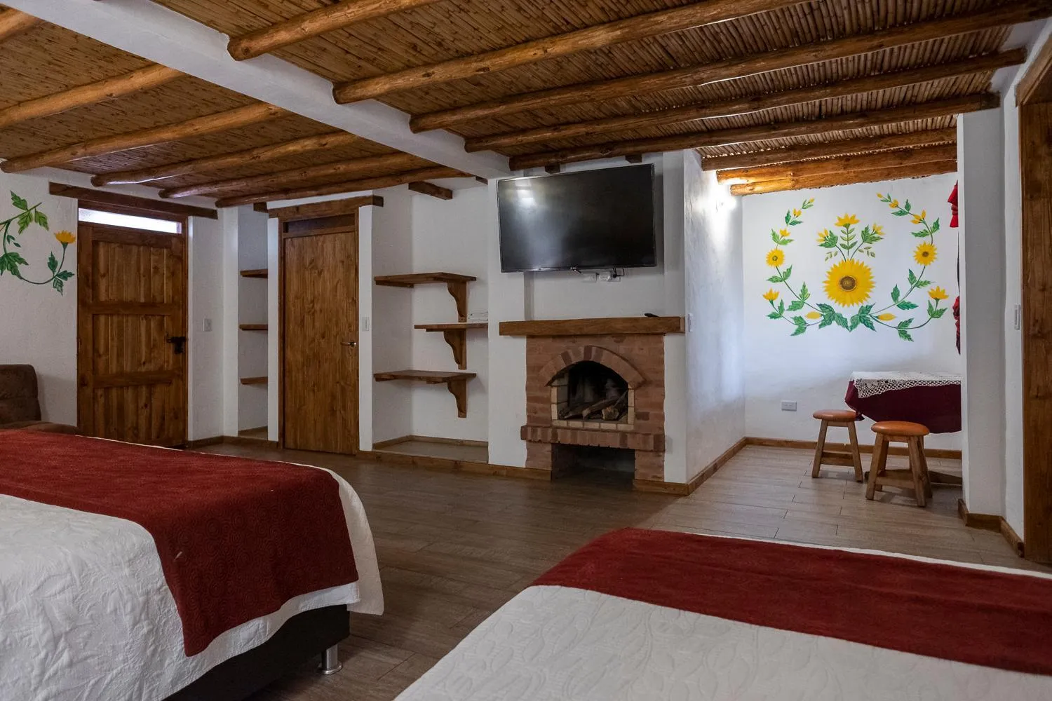 Bedroom, Bed in Hotel Spa Casa de Adobe Villa de Leyva