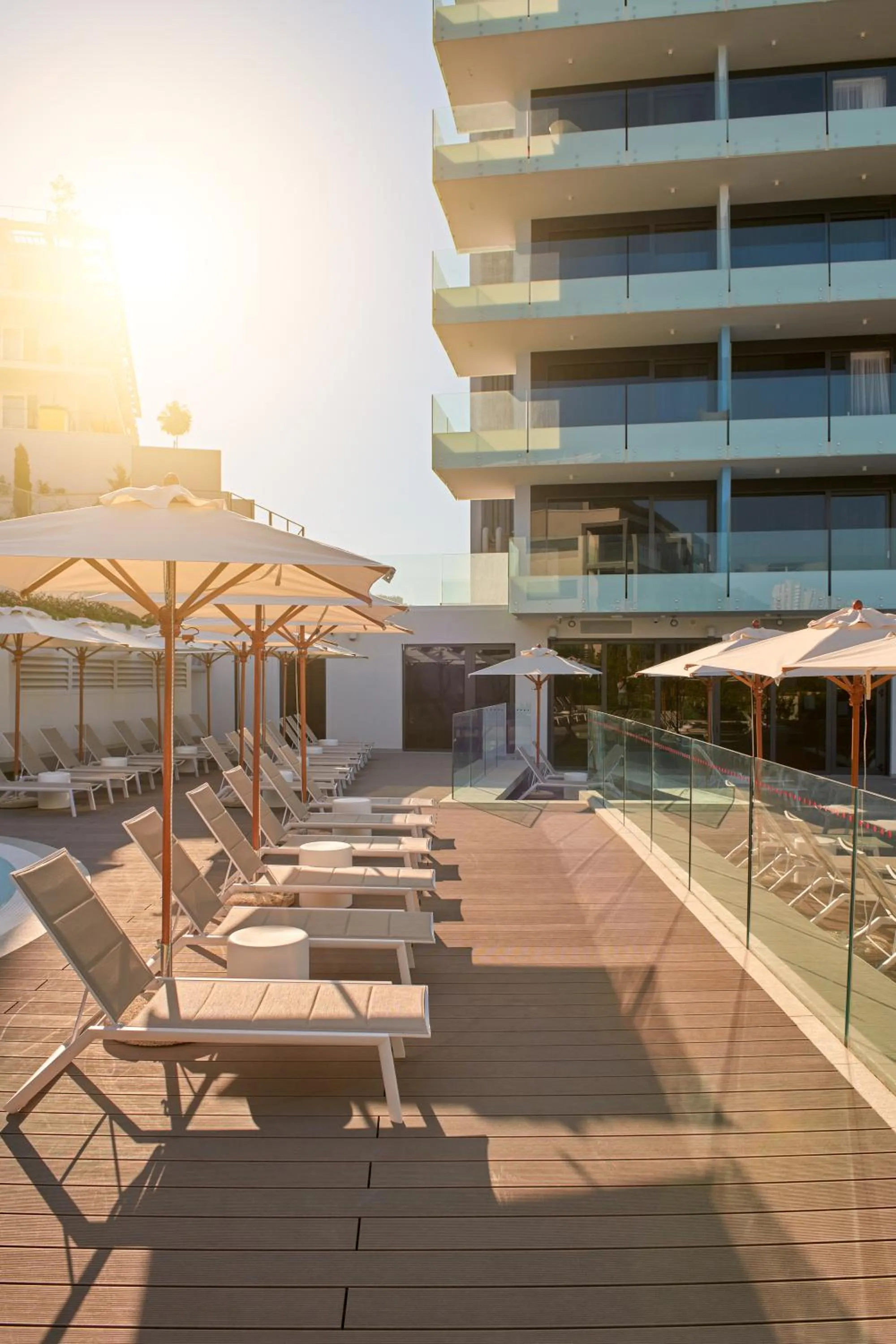 sunbed in Amphora Hotel